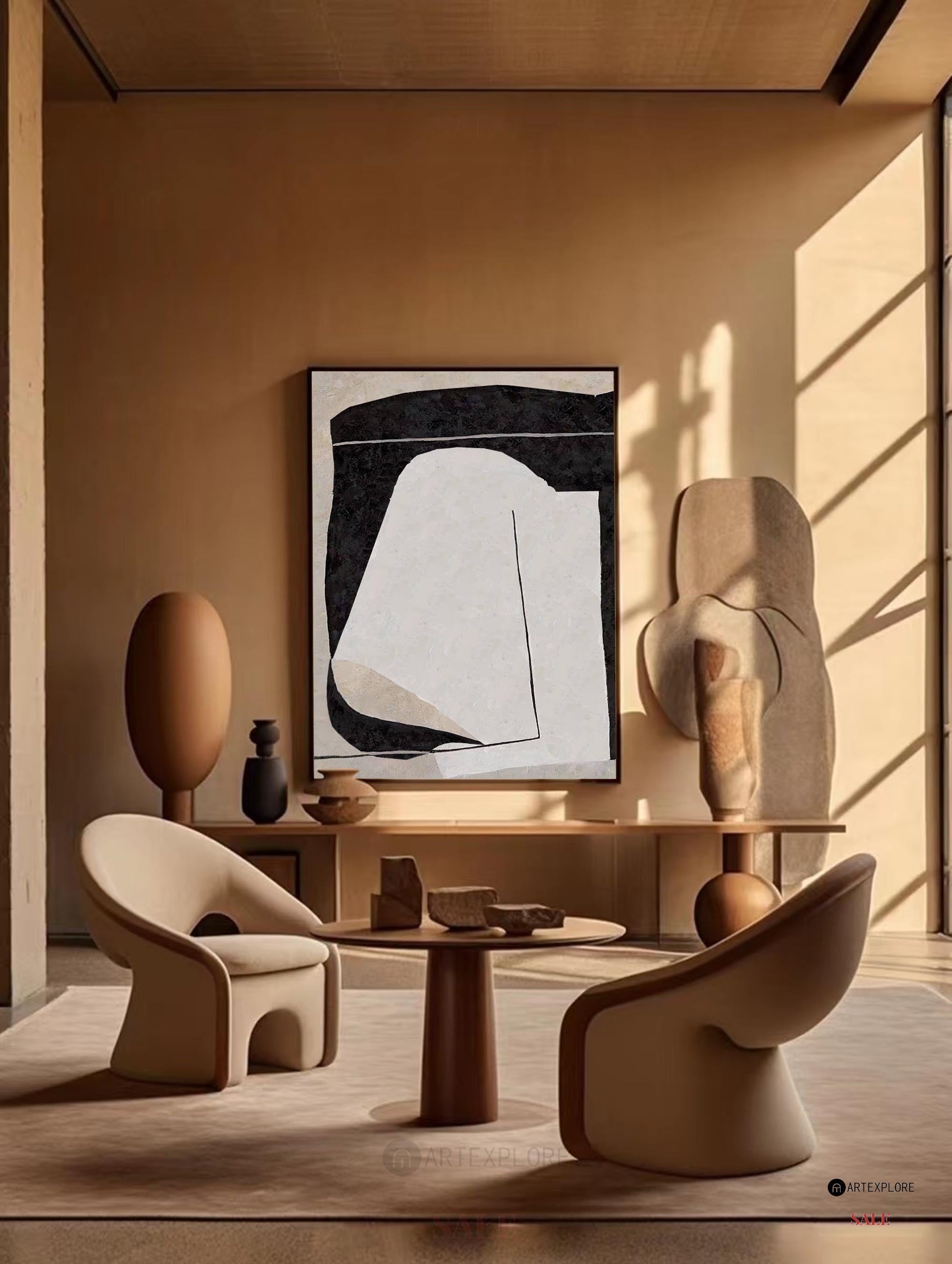 Large Minimalist Abstract Painting