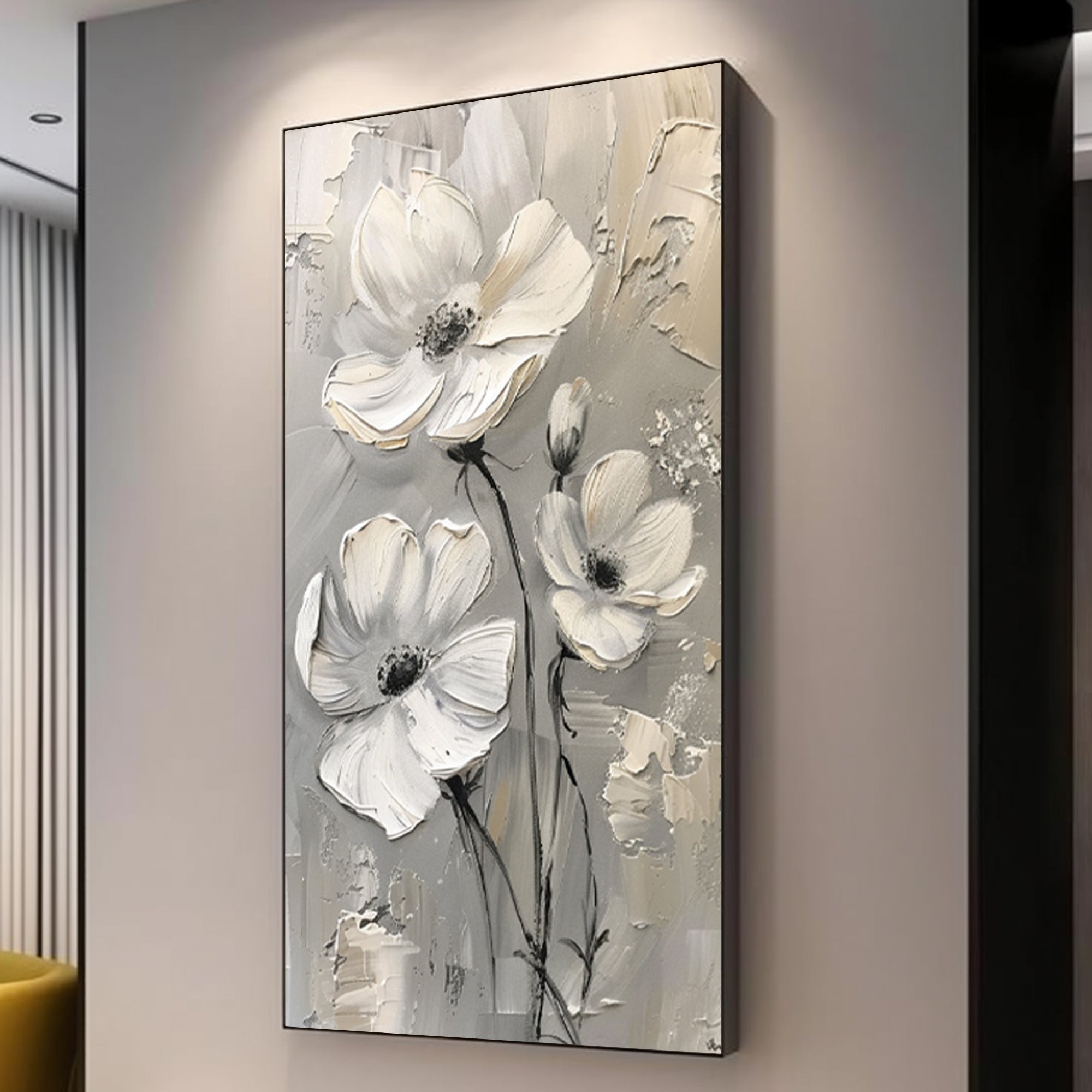 Gray Wabi-Sabi Flowers