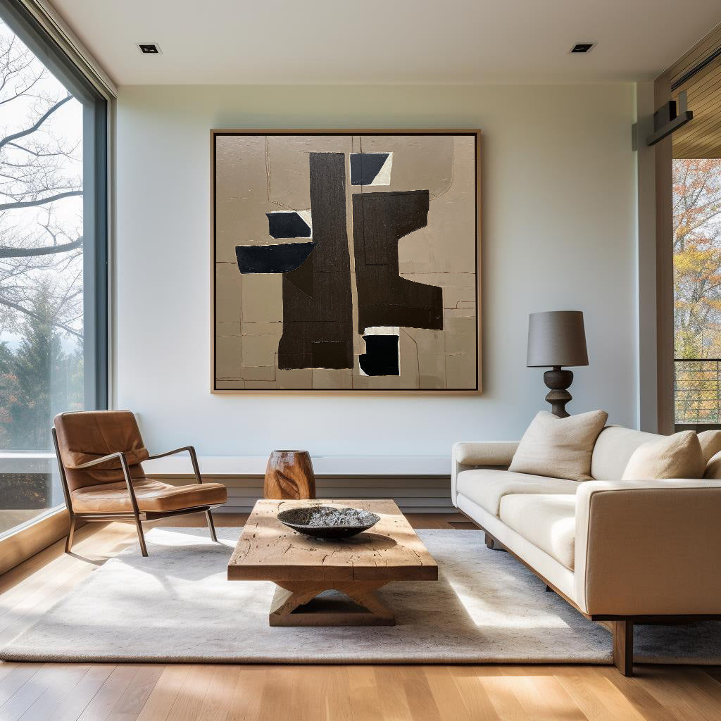 Wabi-sabi Minimalist Painting