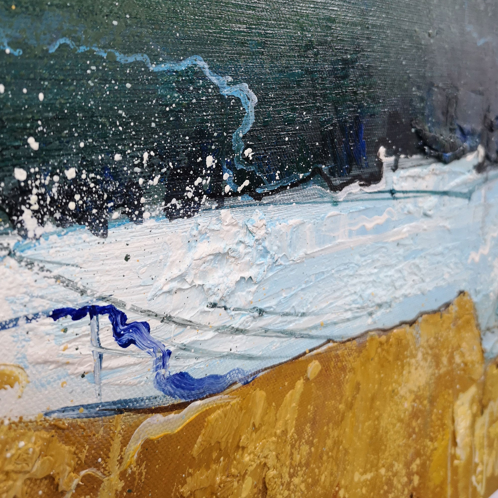 Vertical Abstract Painting