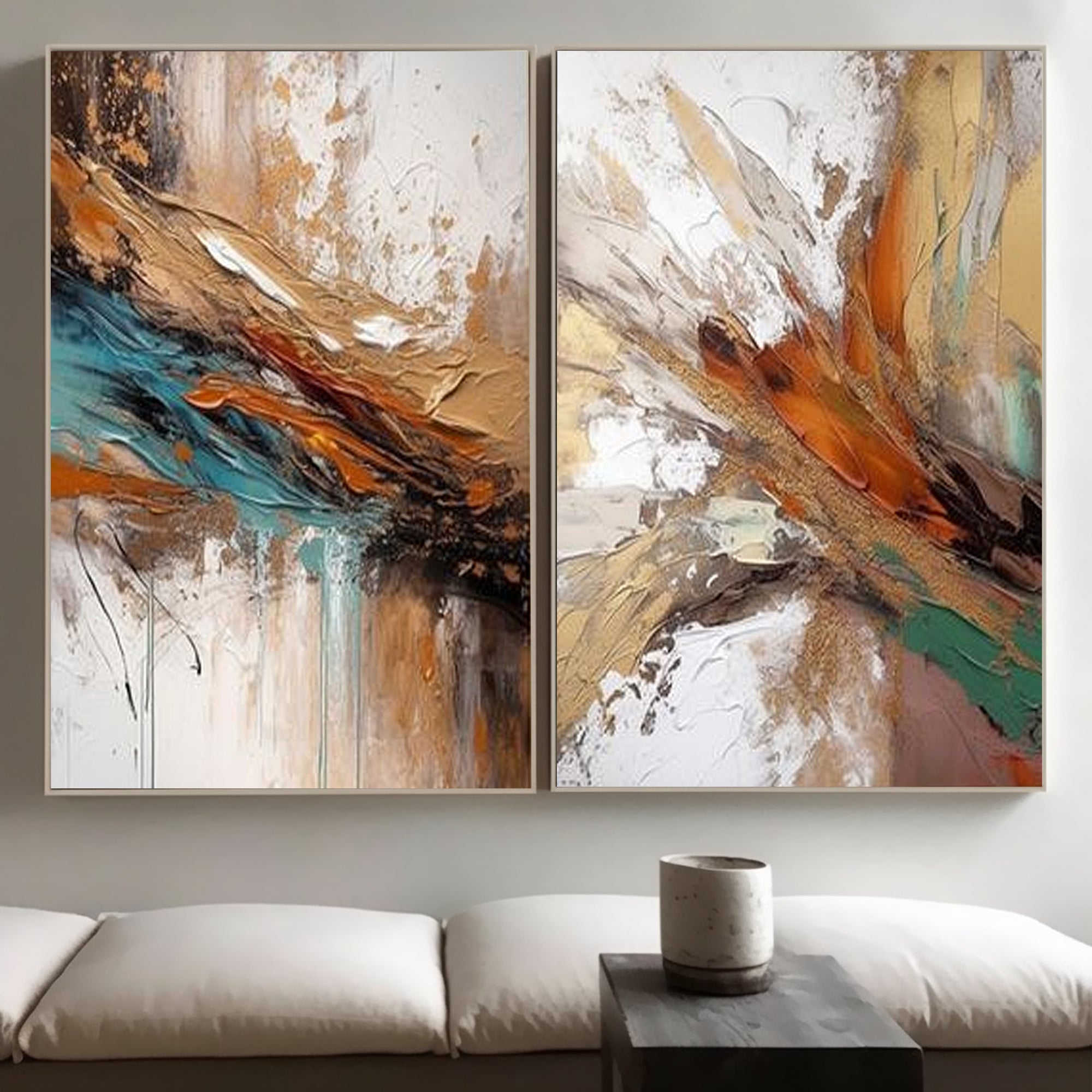 Set Of 2 abstract