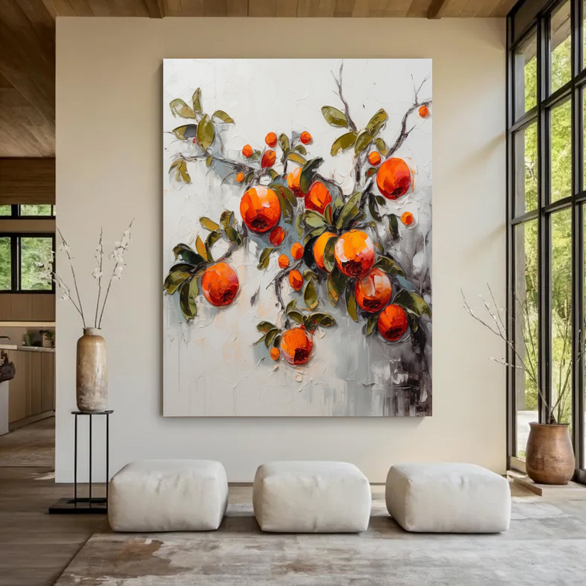 Loquat oil painting