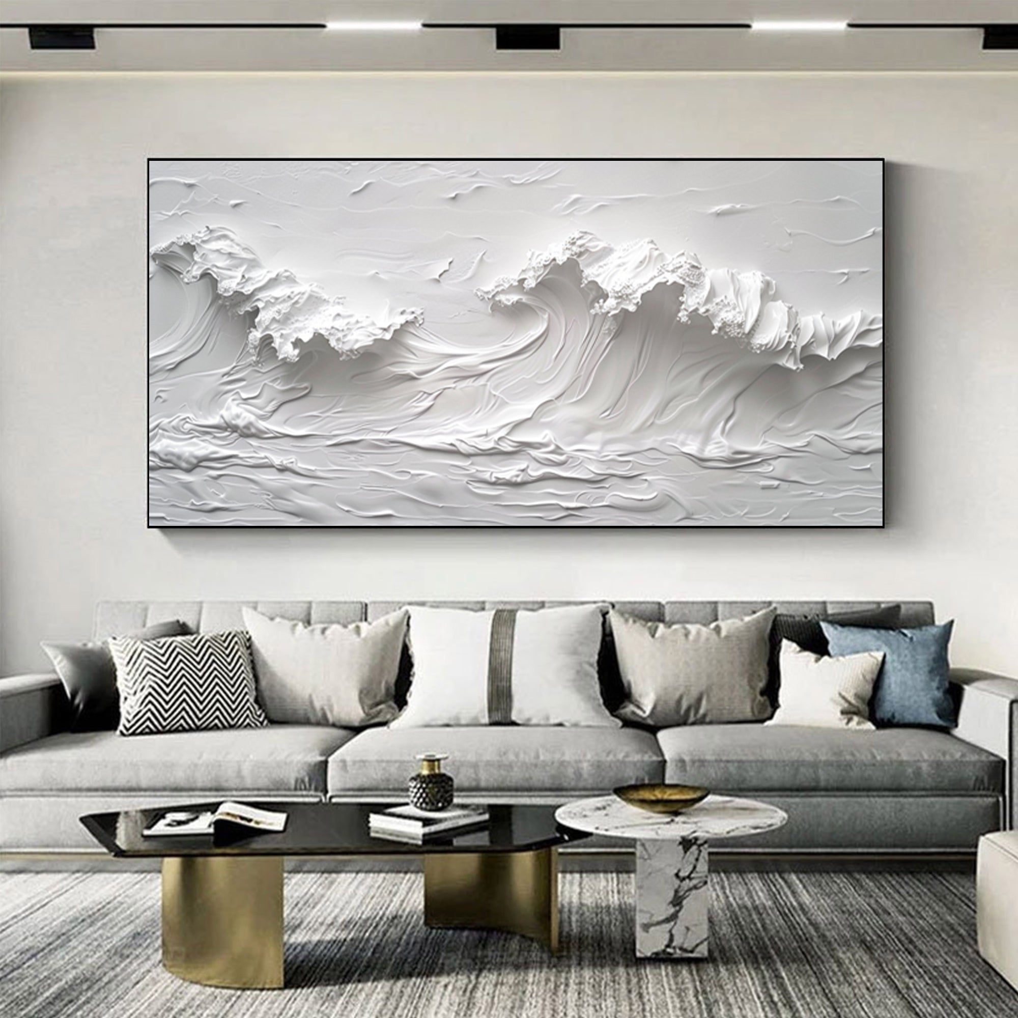 white waves
