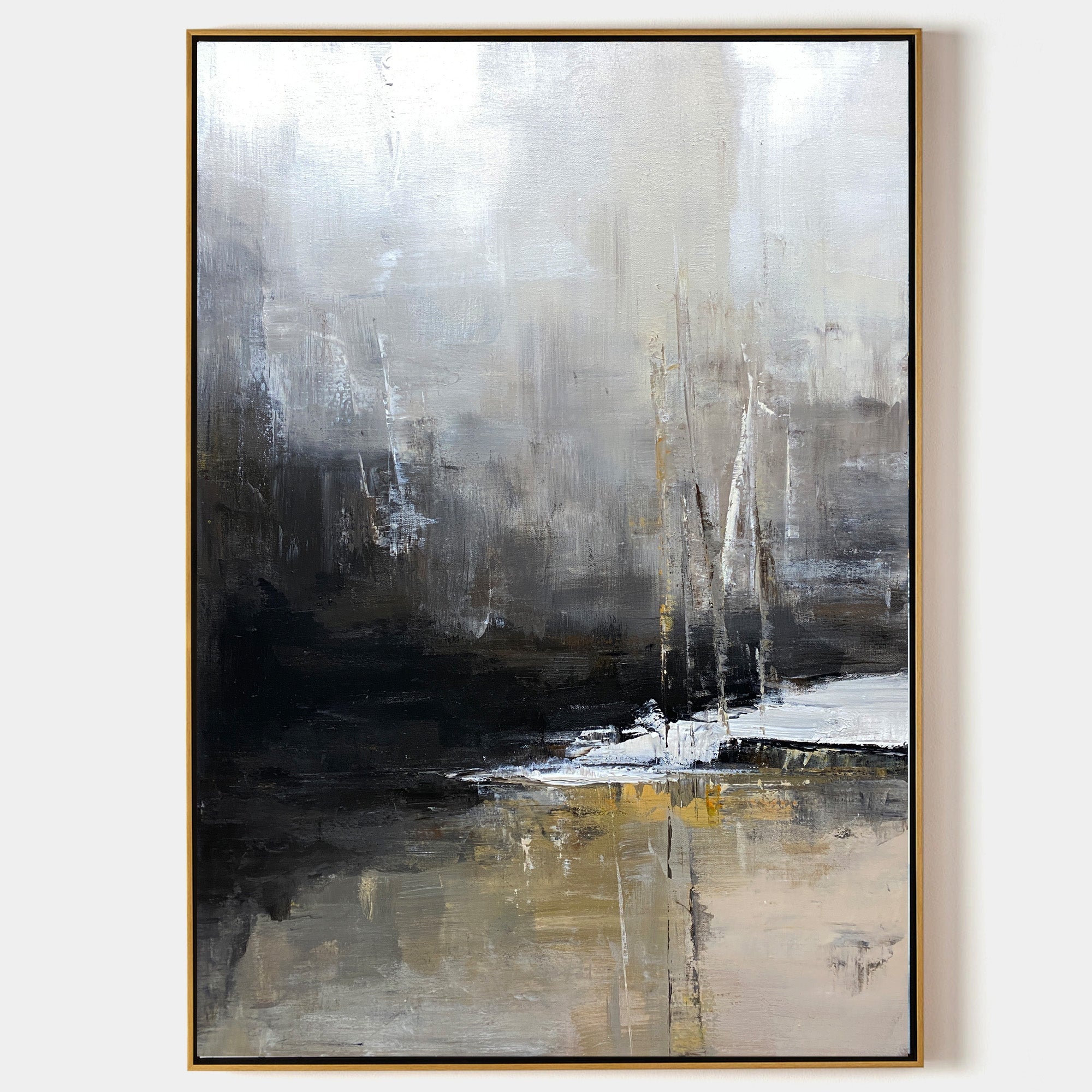 Grey Abstract Painting