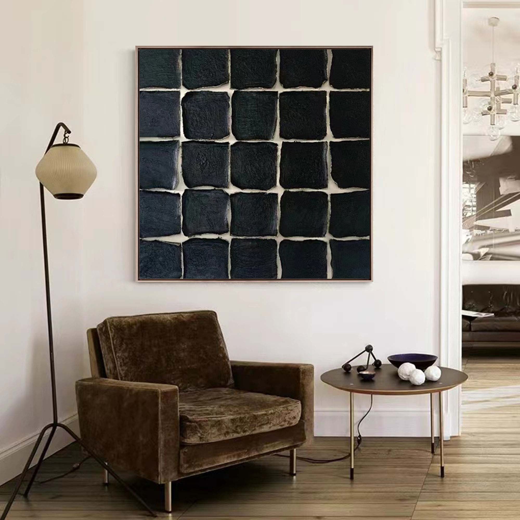 Black Minimalist Painting