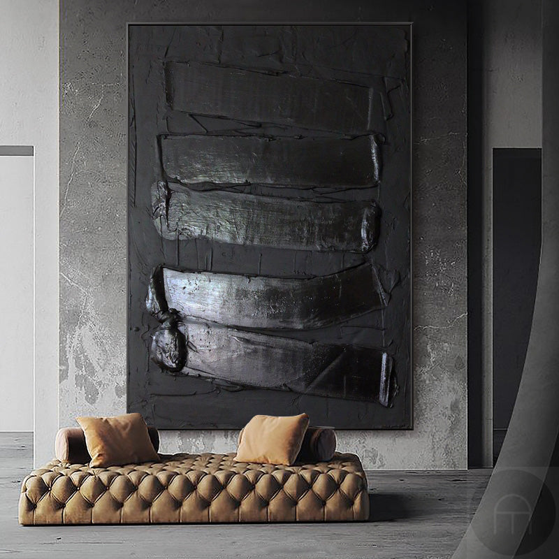 Black Minimalist Painting