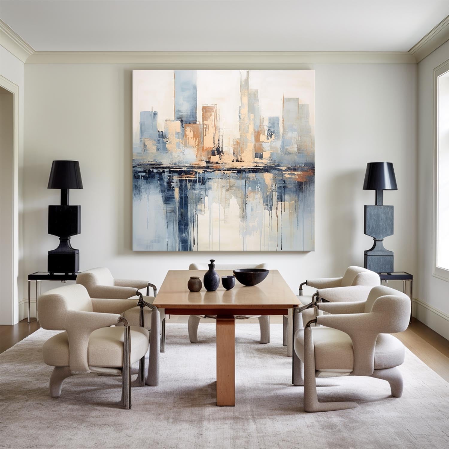 Modern Urban Scene Painting