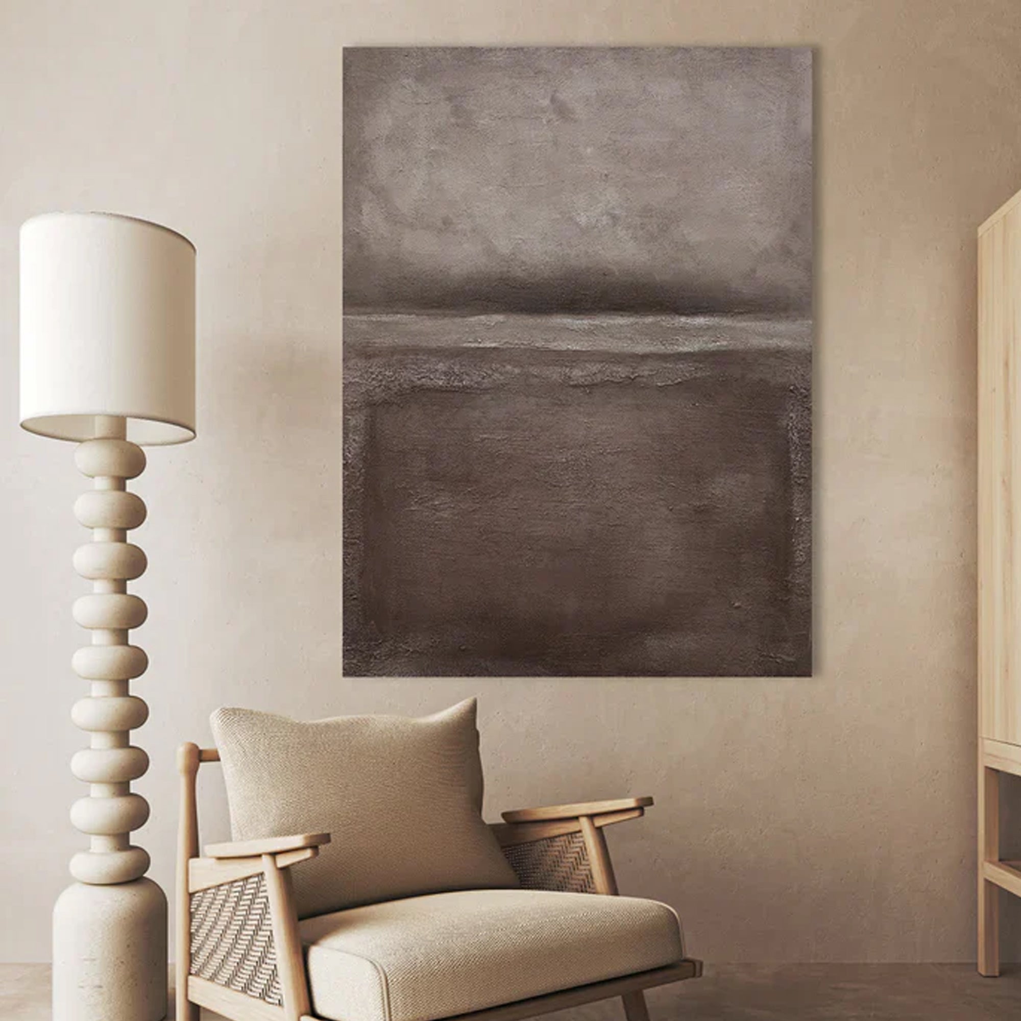 Brown Abstract Landscape