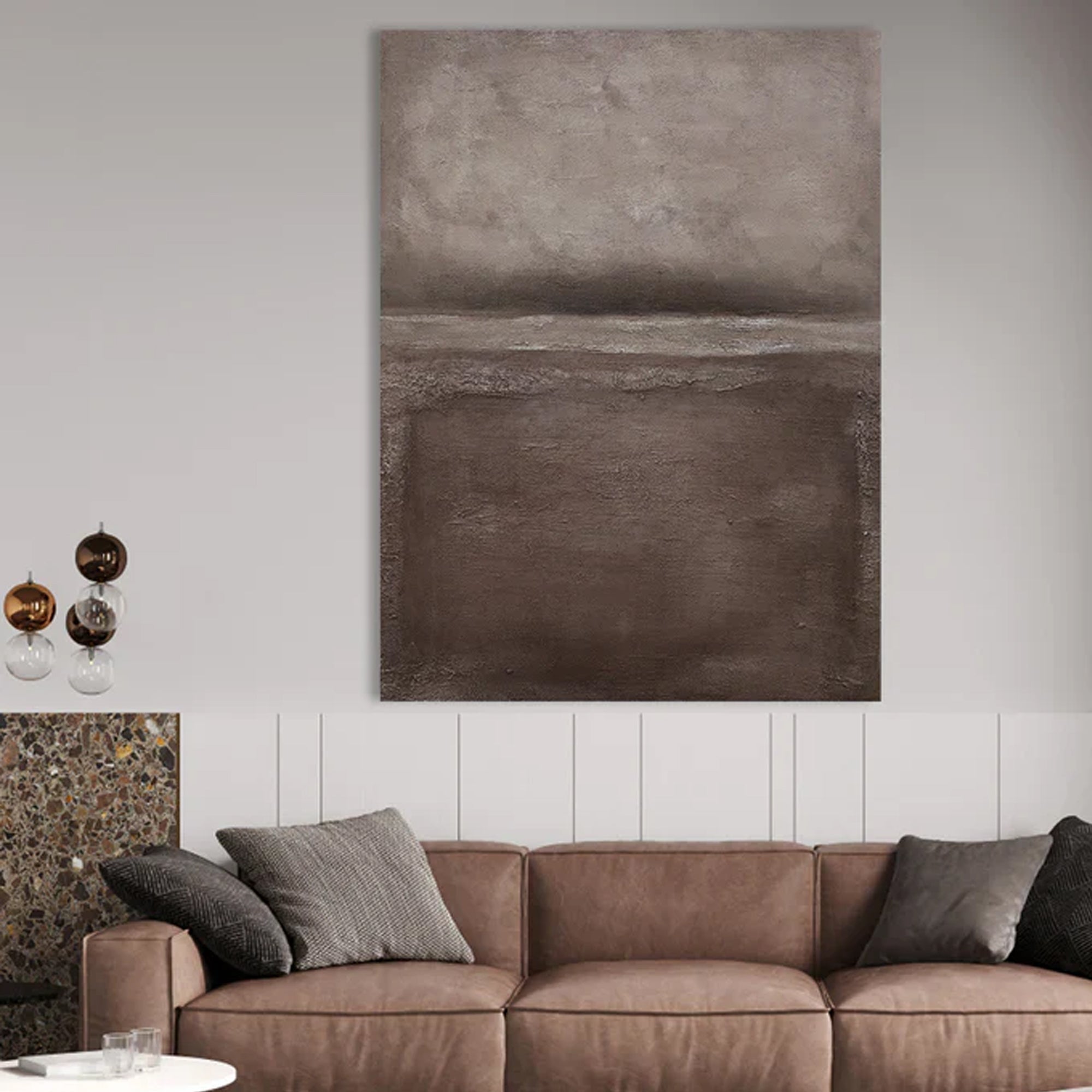 Brown Abstract Landscape