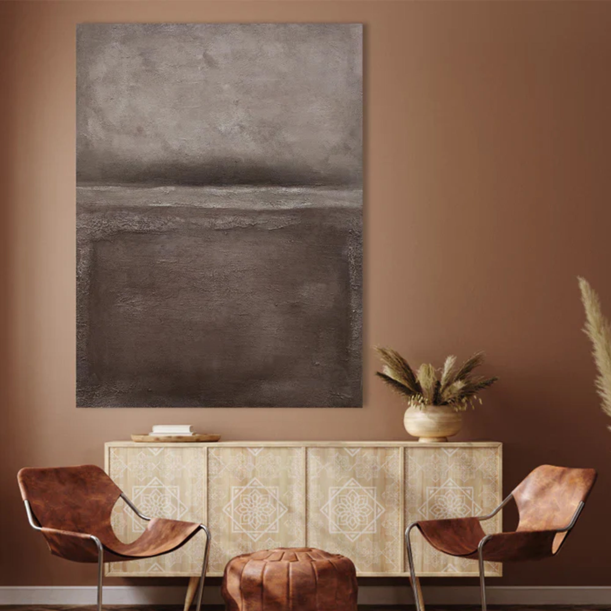 Brown Abstract Landscape