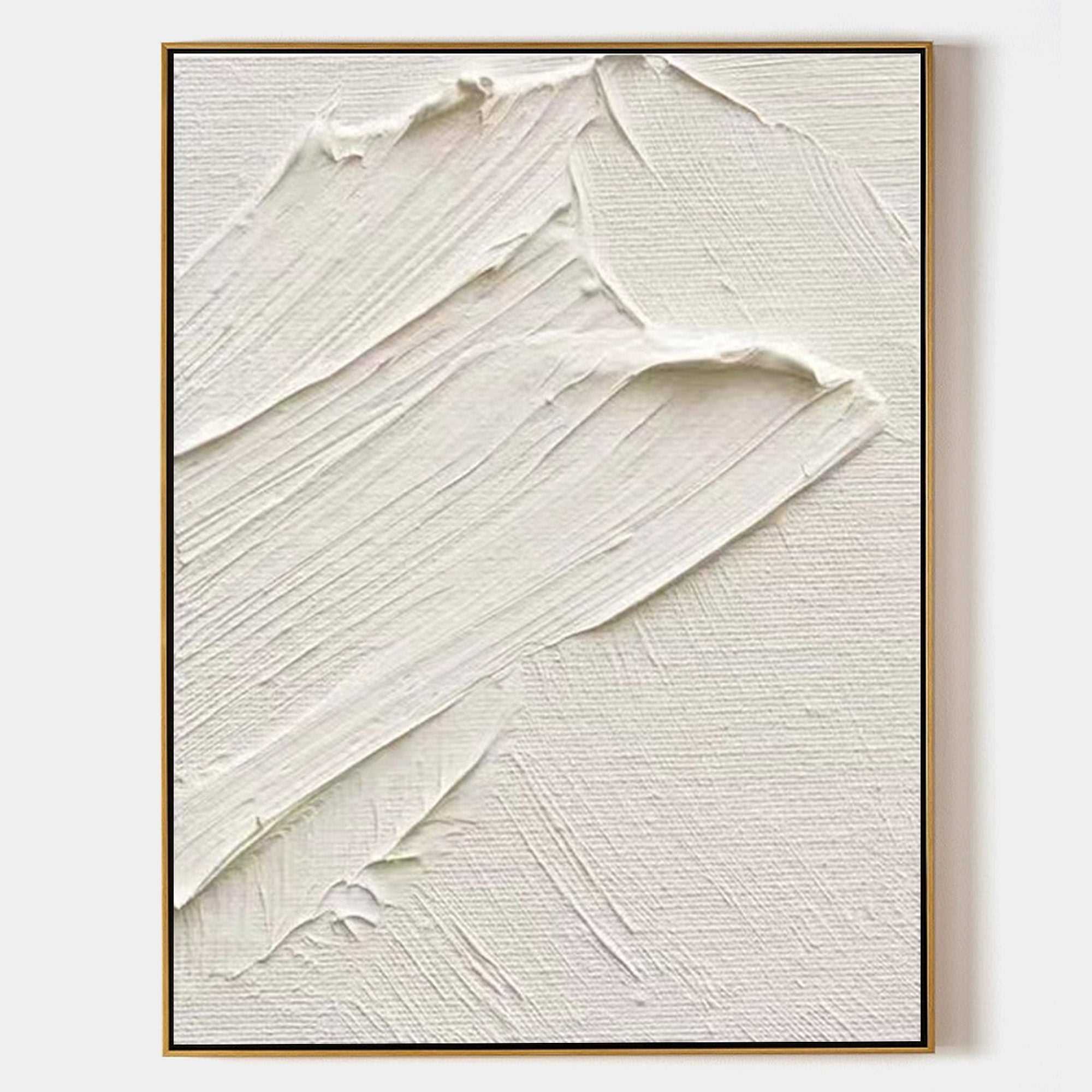 3D White Abstract Painting