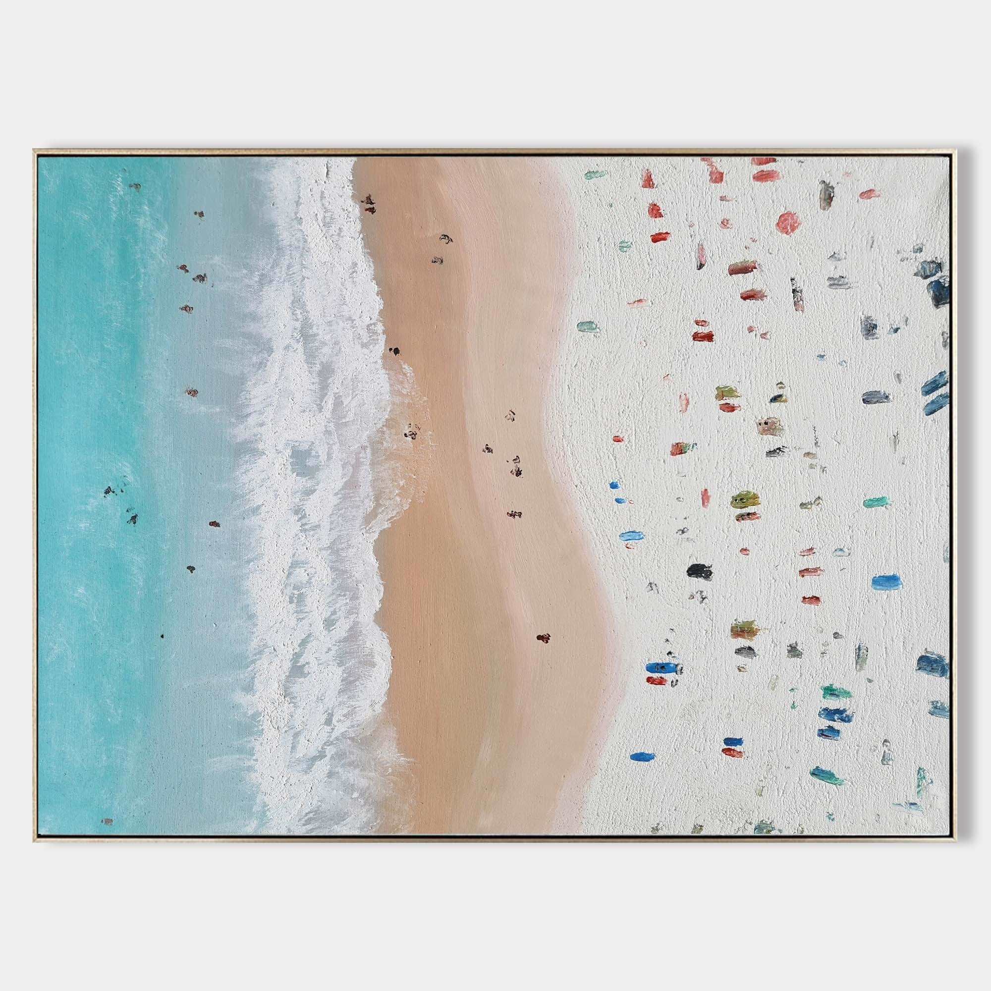 Abstract Coastal Painting