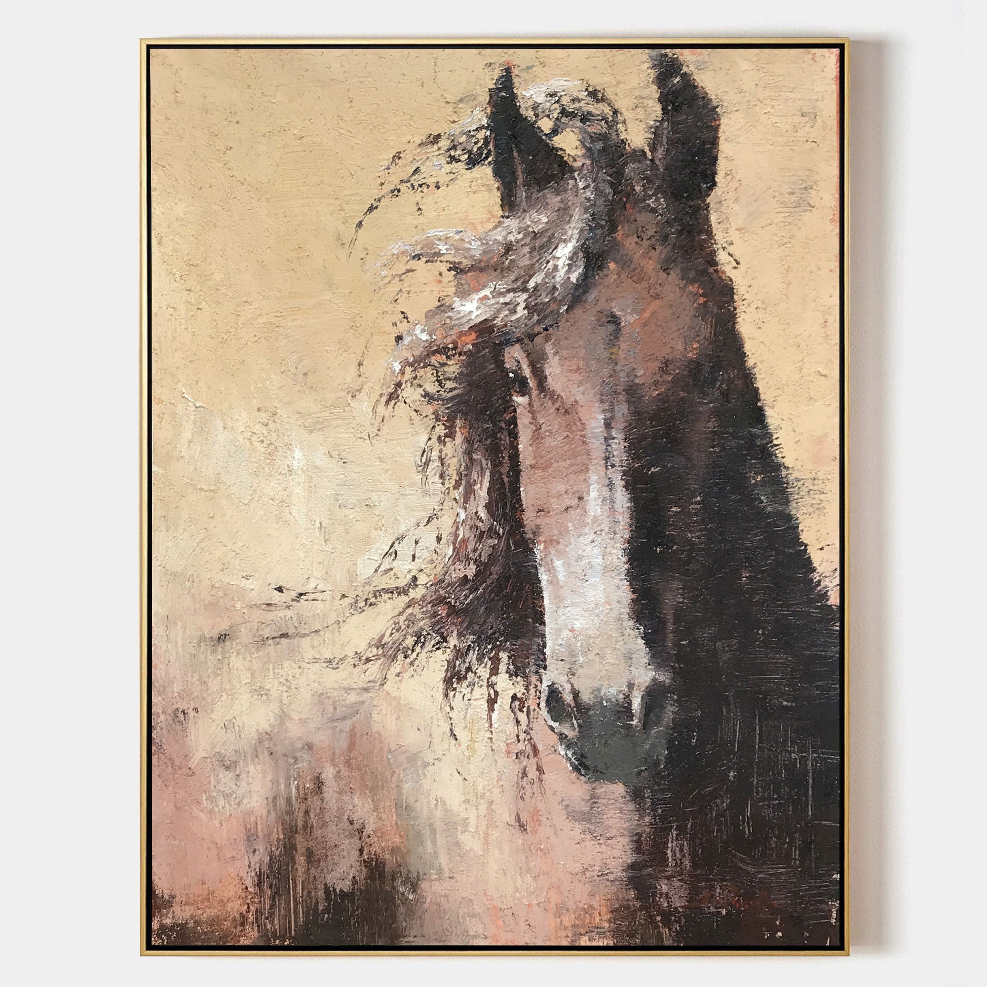 Brown Horse Painting
