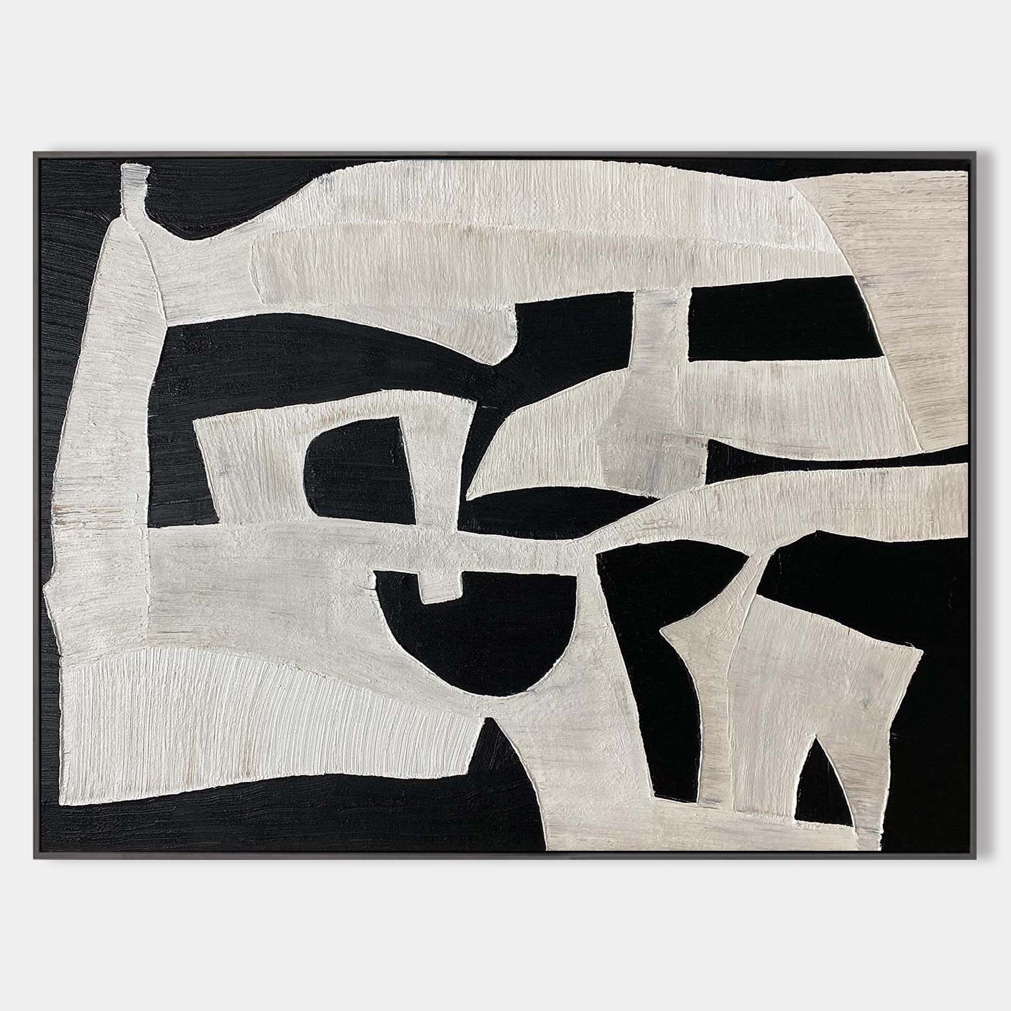 Black White Painting