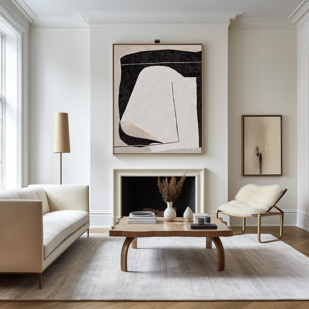 Large Minimalist Abstract Painting