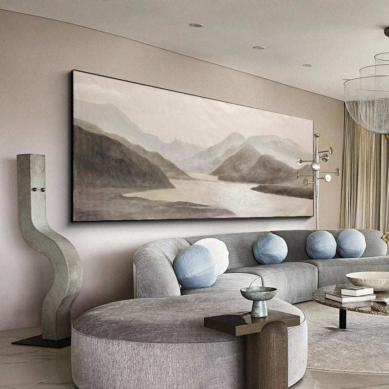 Brown Landscape Painting