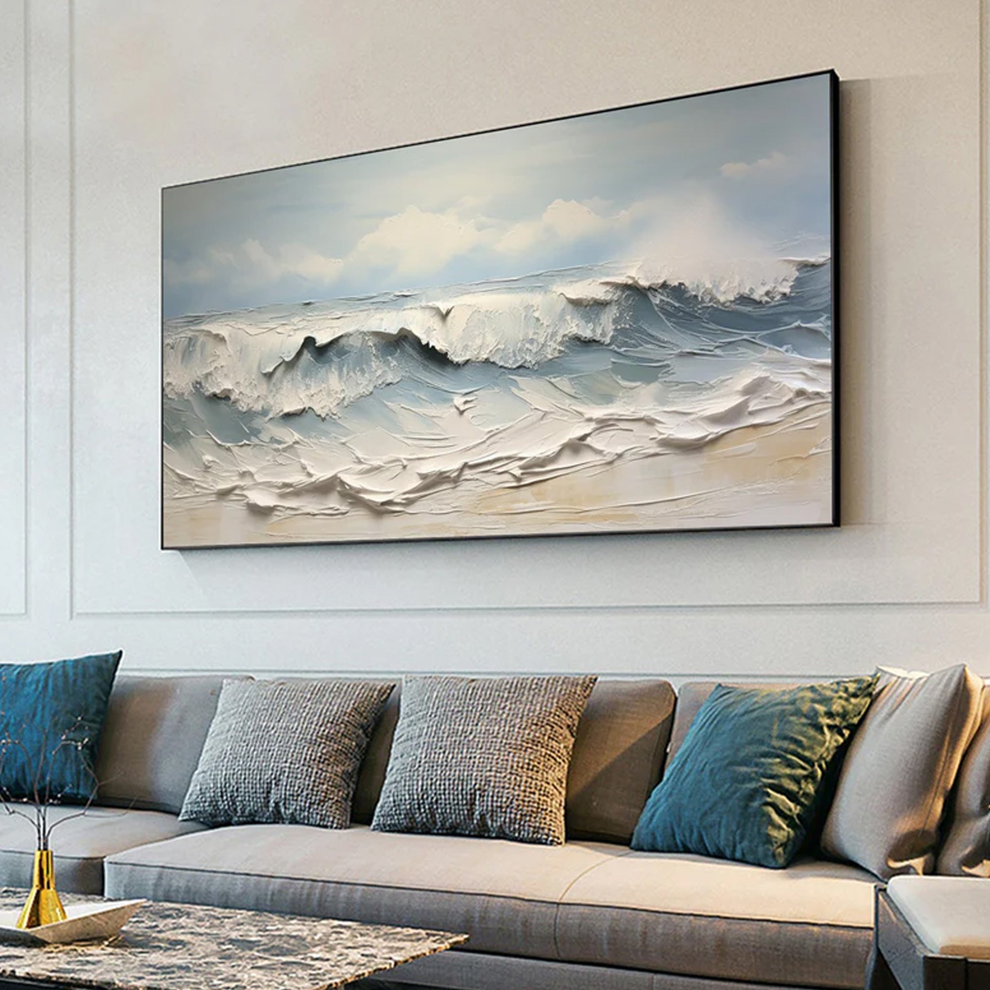 Ocean Wave Oil Painting