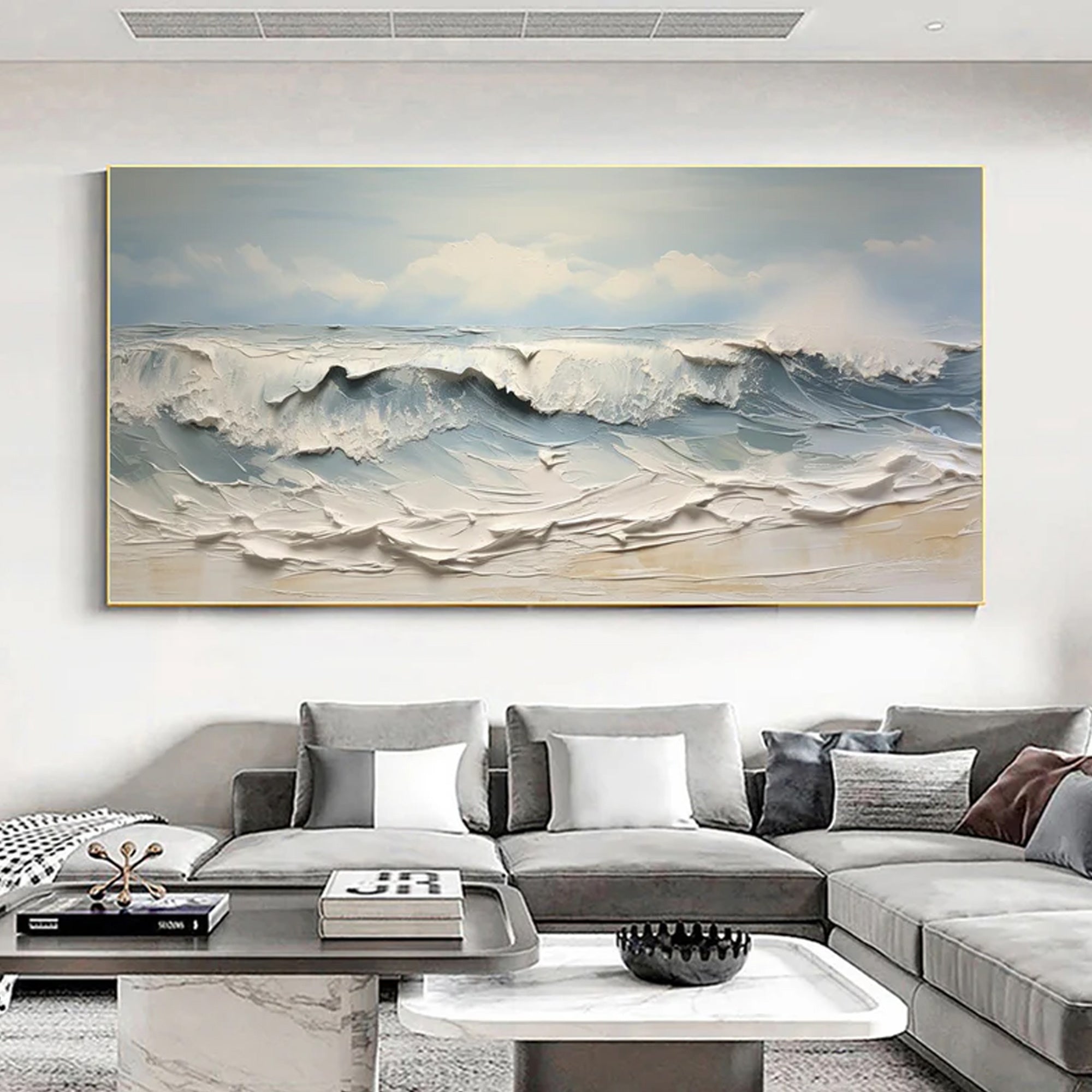 Ocean Wave Oil Painting