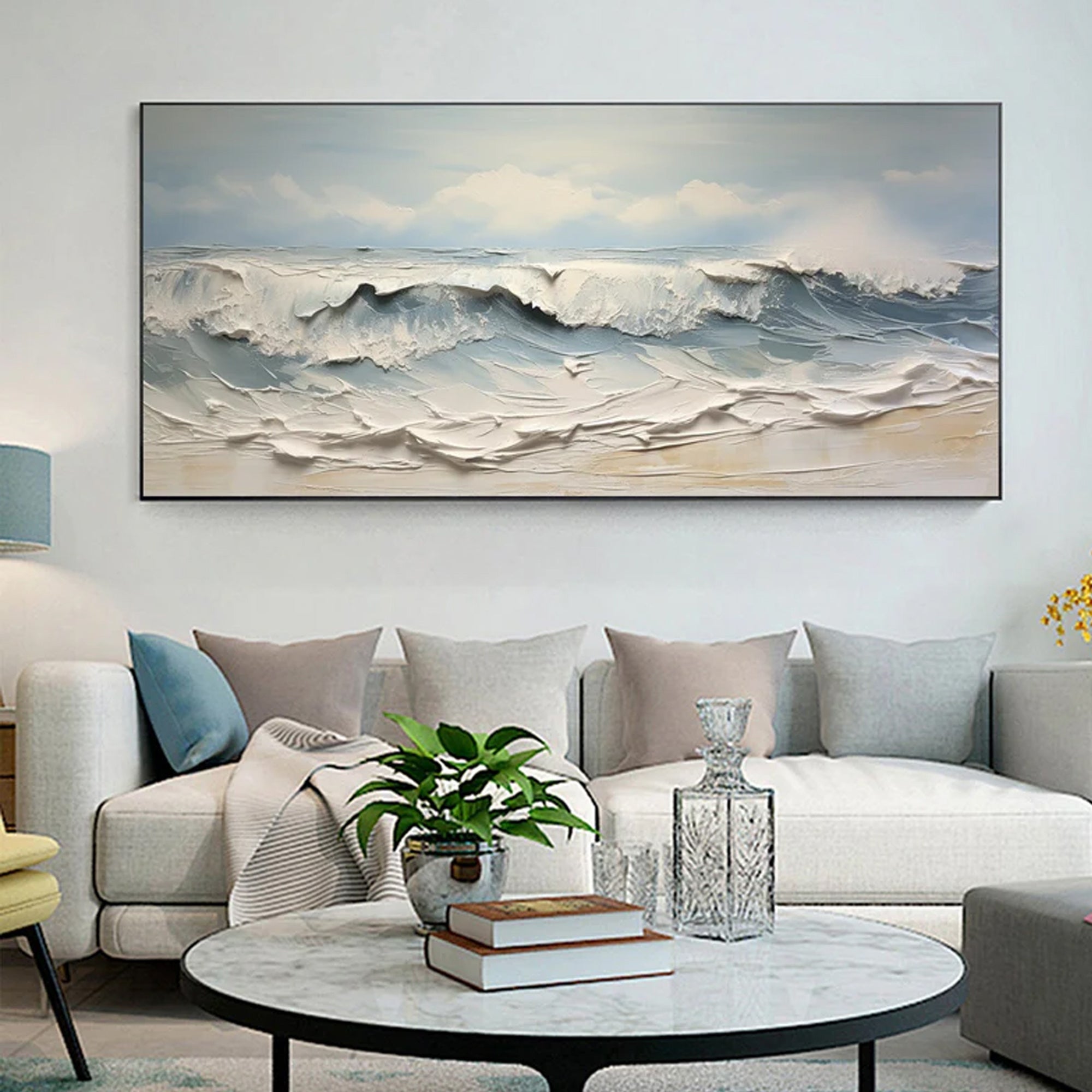 Ocean Wave Oil Painting