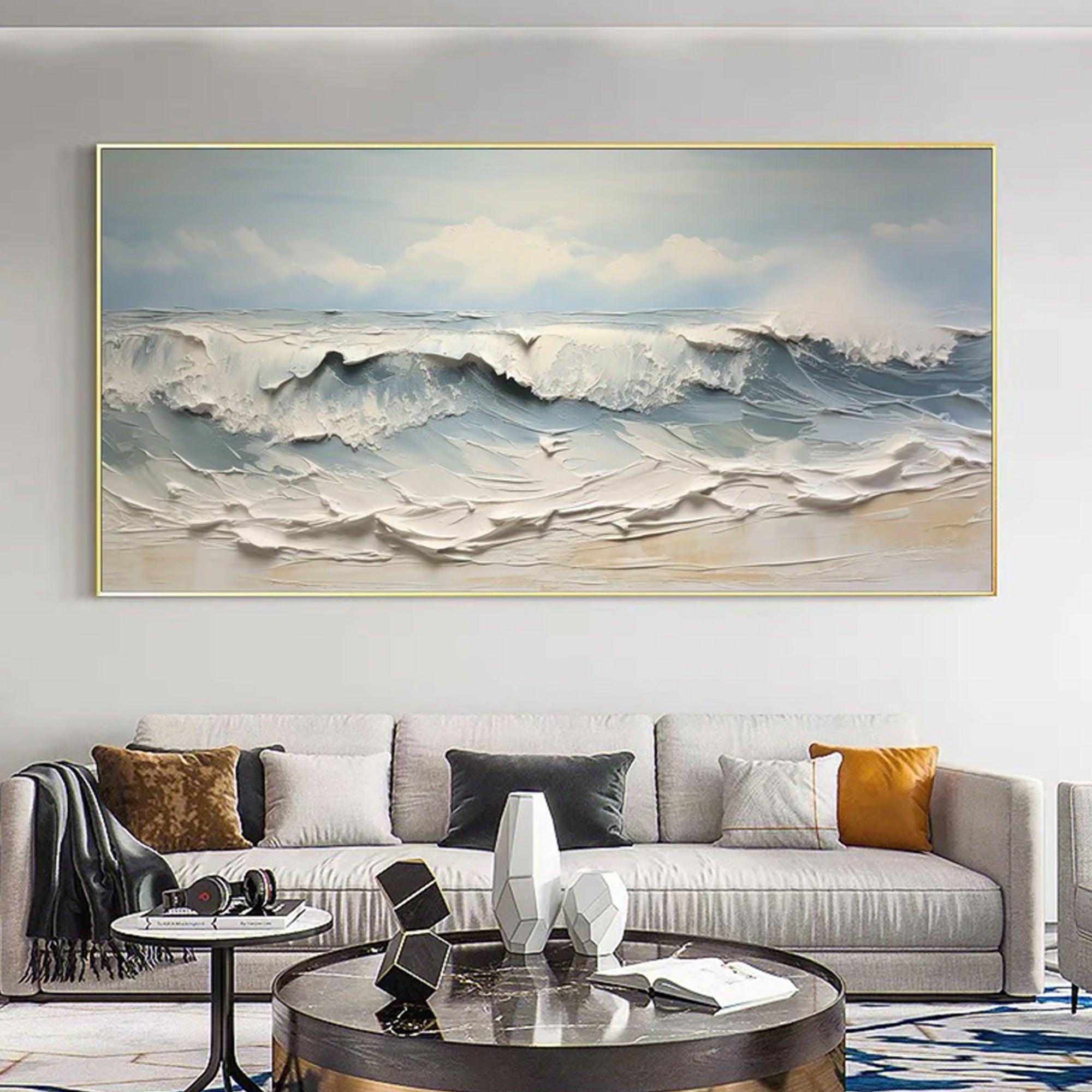 Ocean Wave Oil Painting