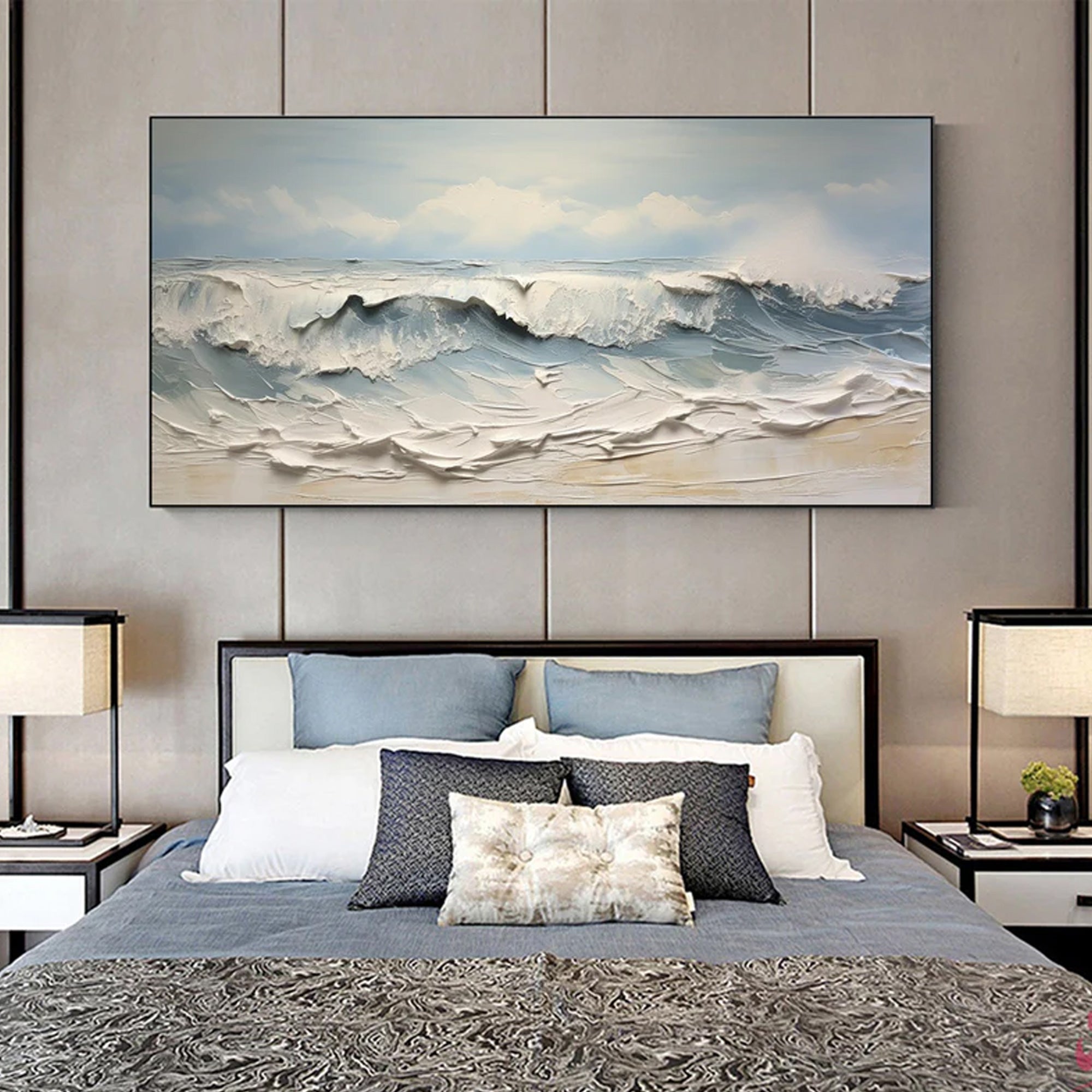 Ocean Wave Oil Painting