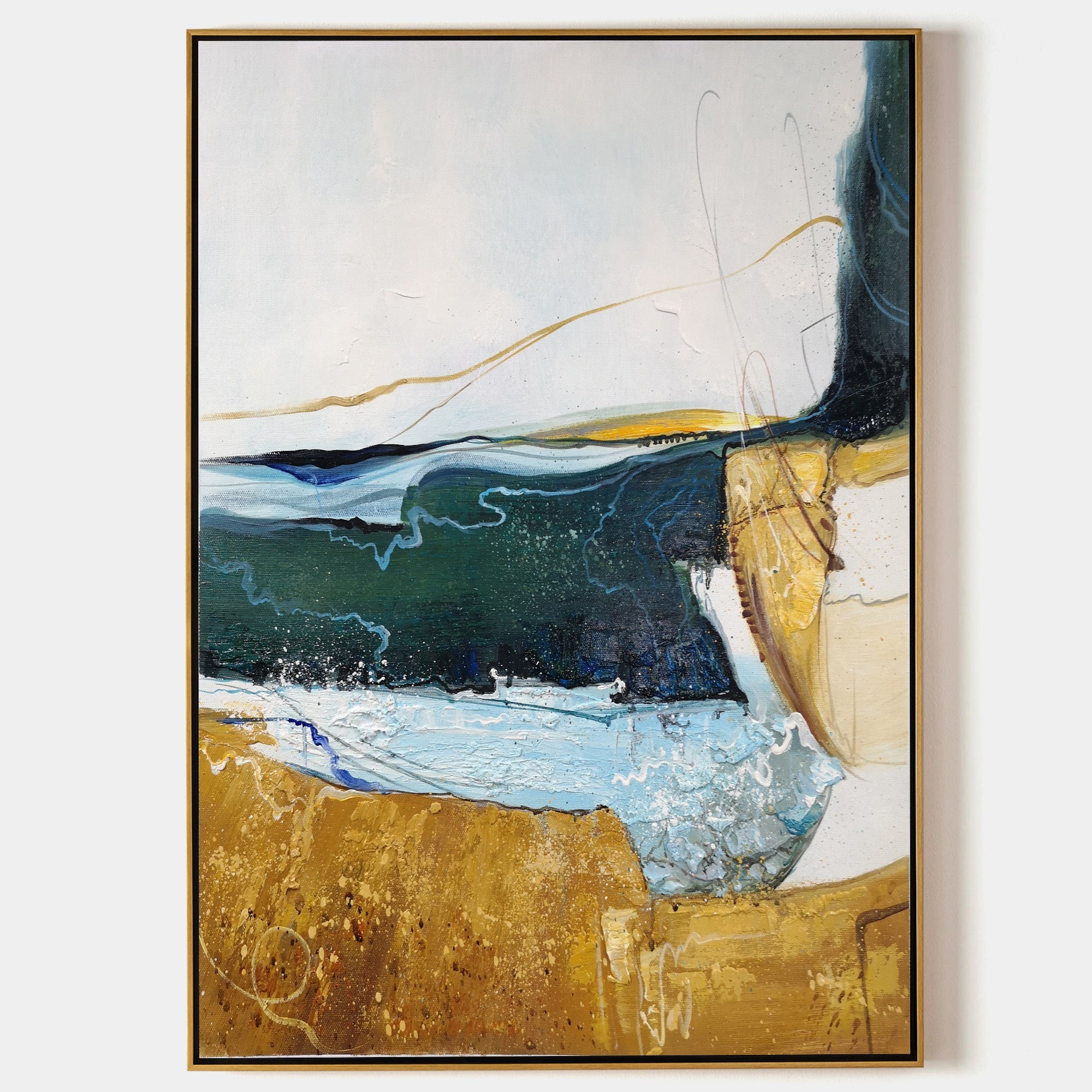 Vertical Abstract Painting