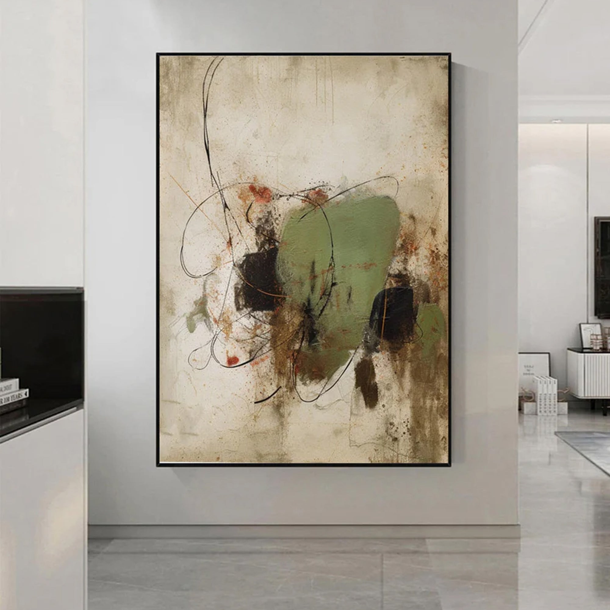 Green Beige Intersection