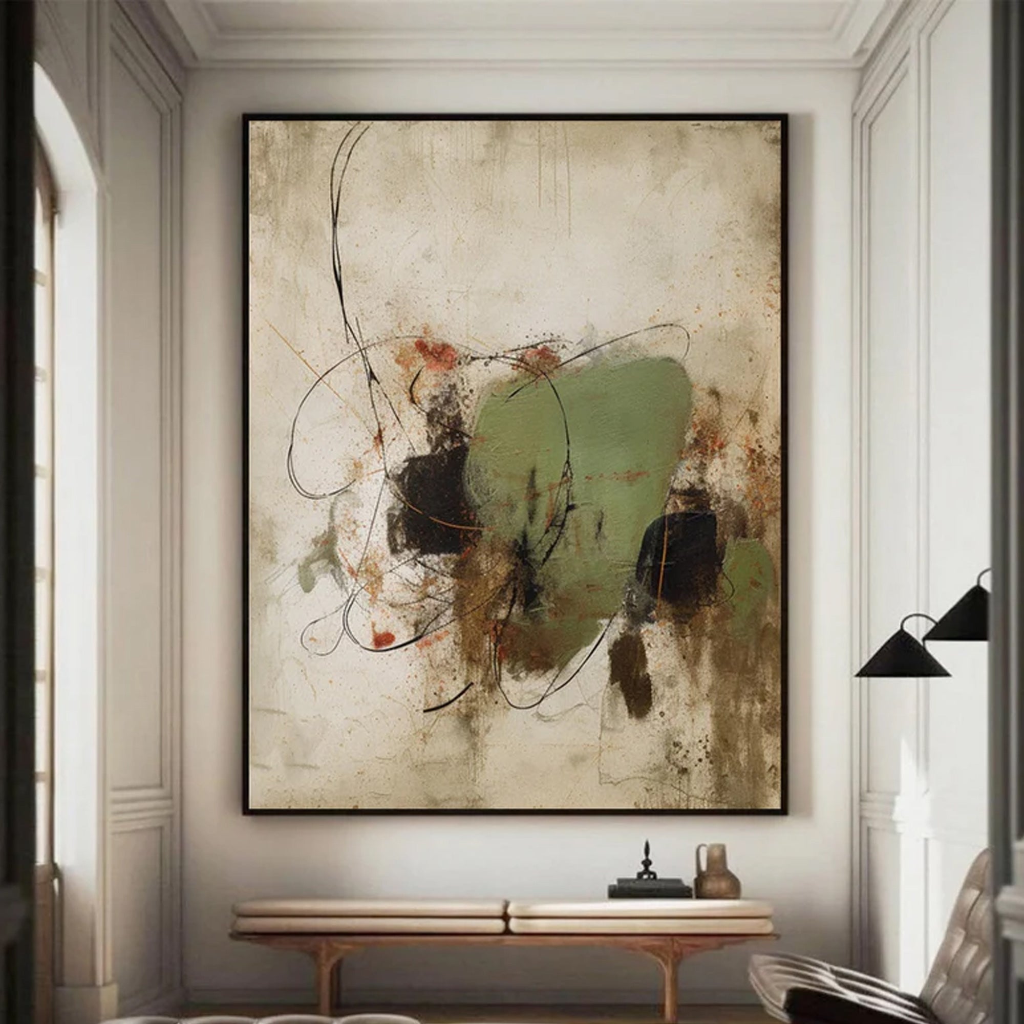 Green Beige Intersection