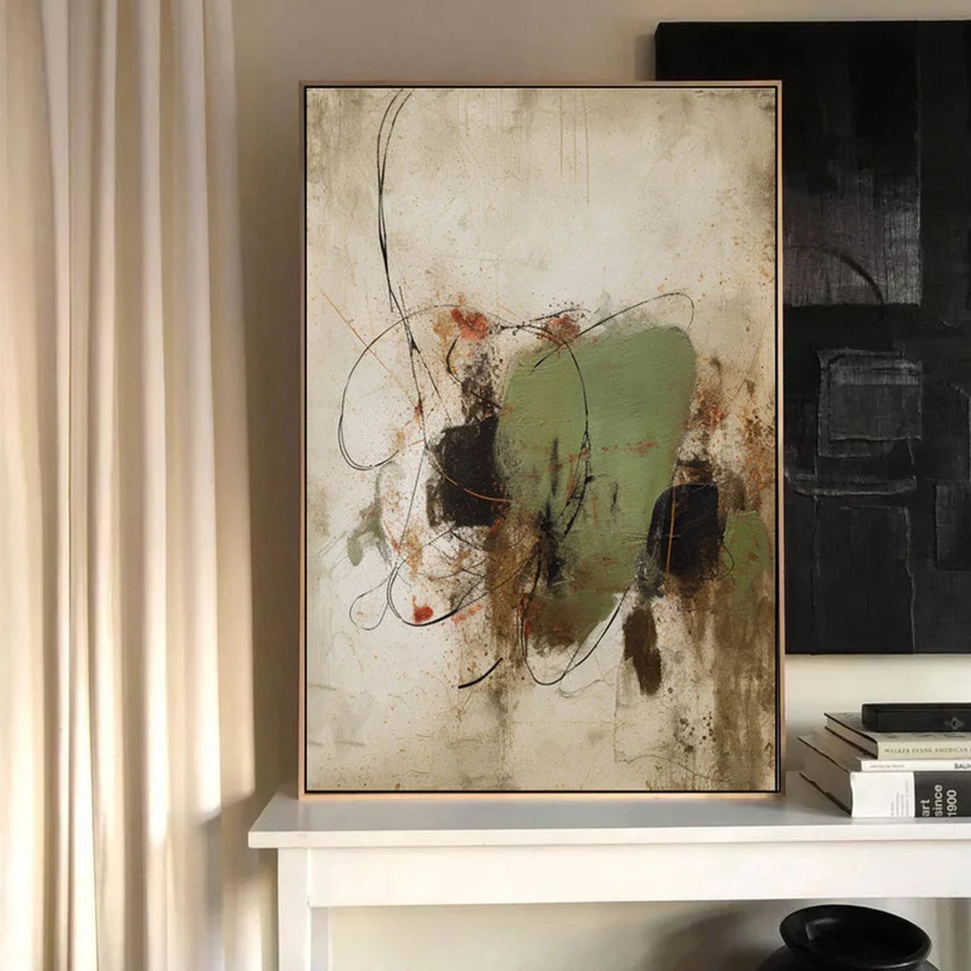 Green Beige Intersection