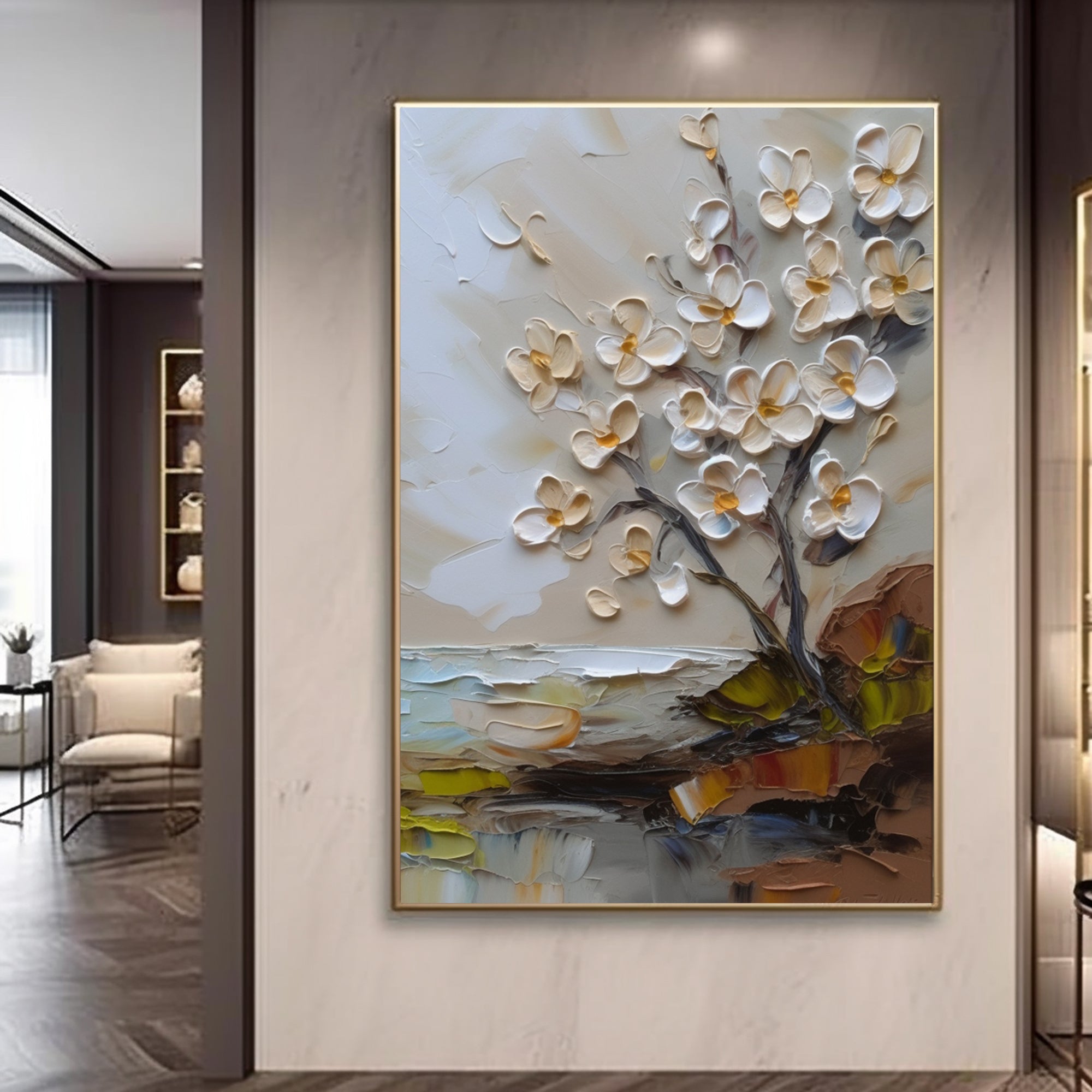 Abstract Tree Painting