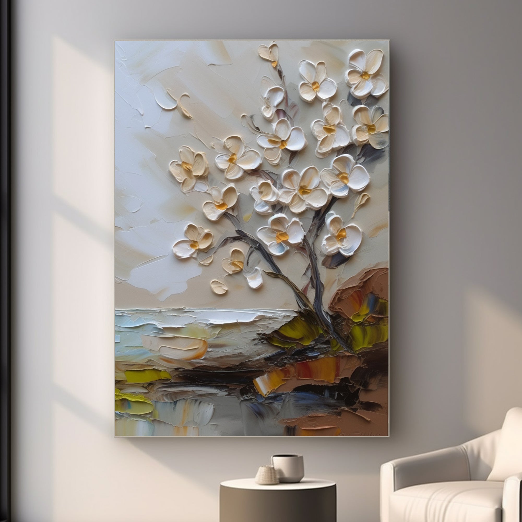 Abstract Tree Painting