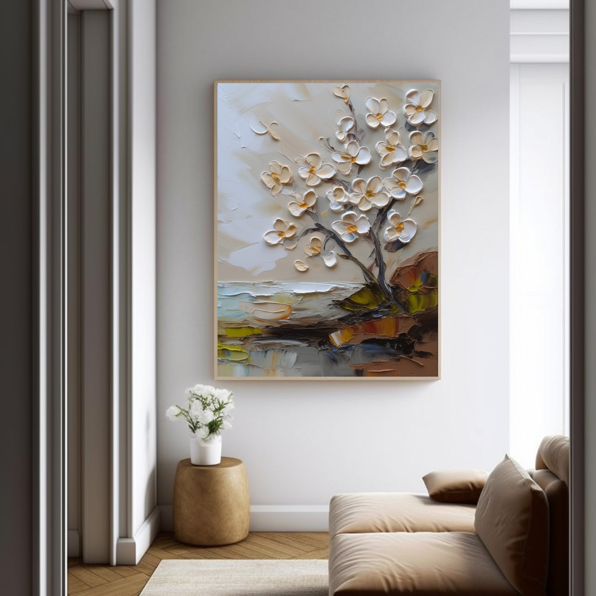 Abstract Tree Painting
