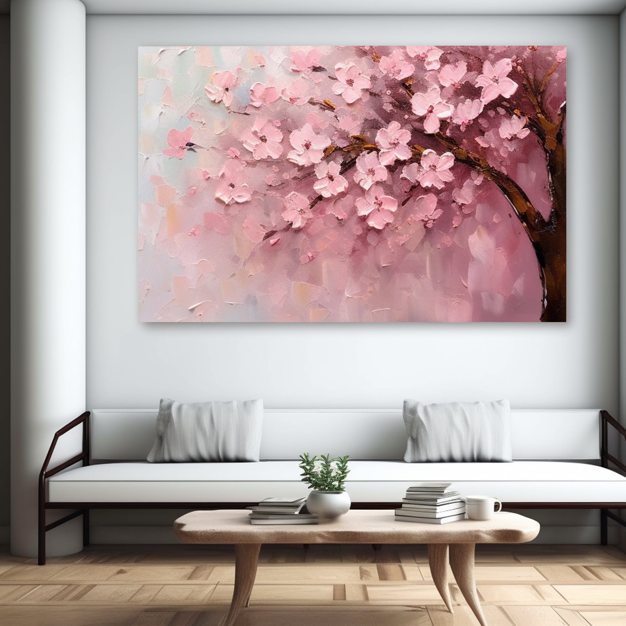 Pink cherry blossoms