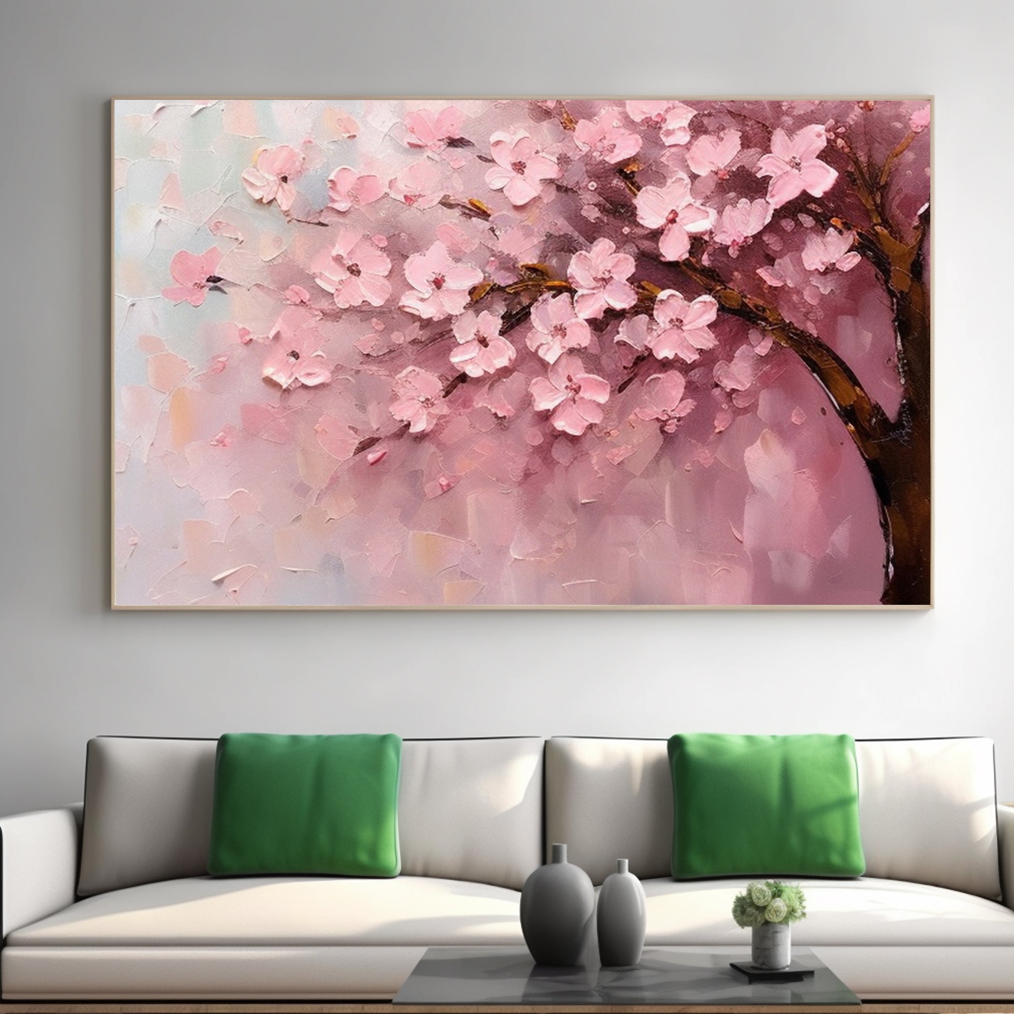 Pink cherry blossoms