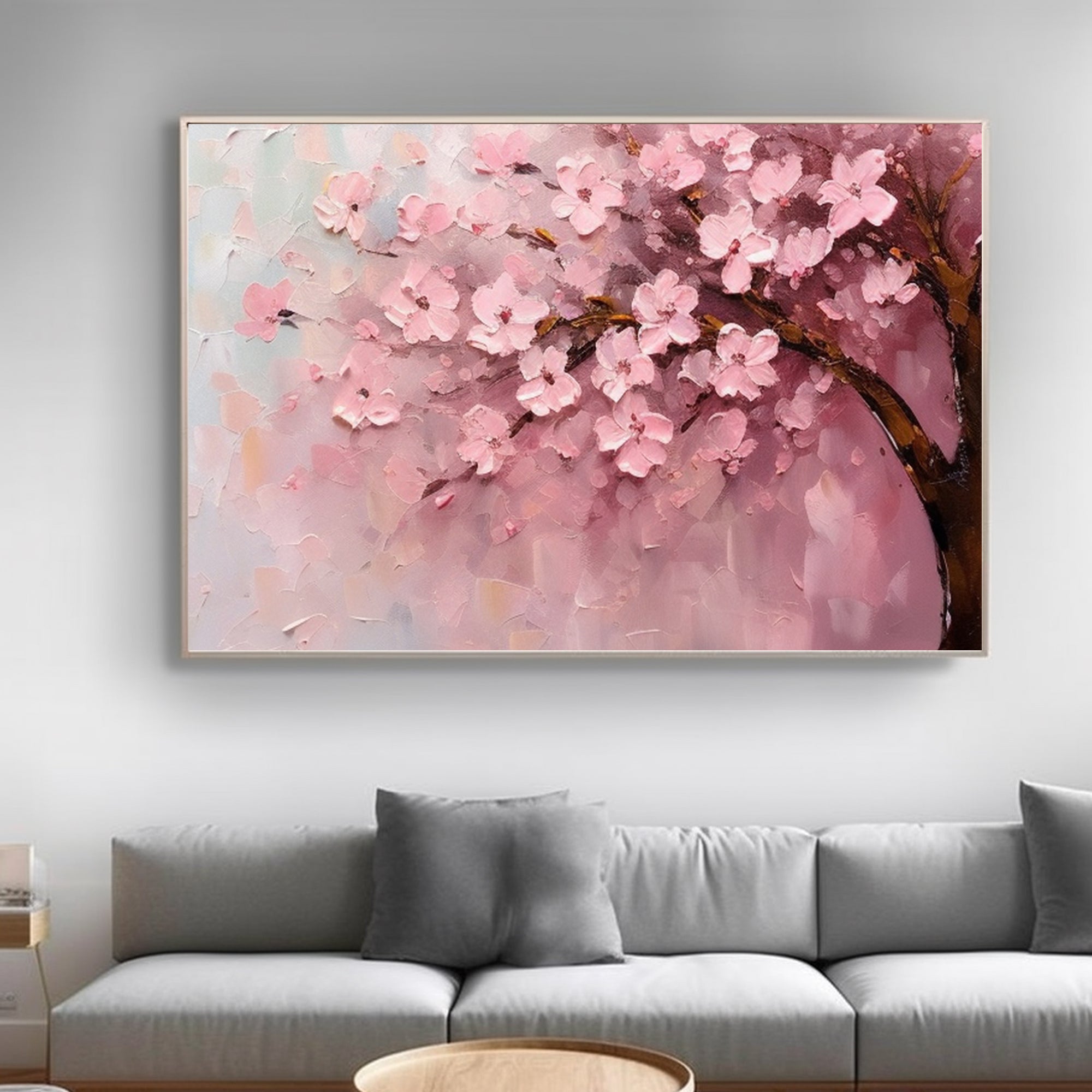 Pink cherry blossoms