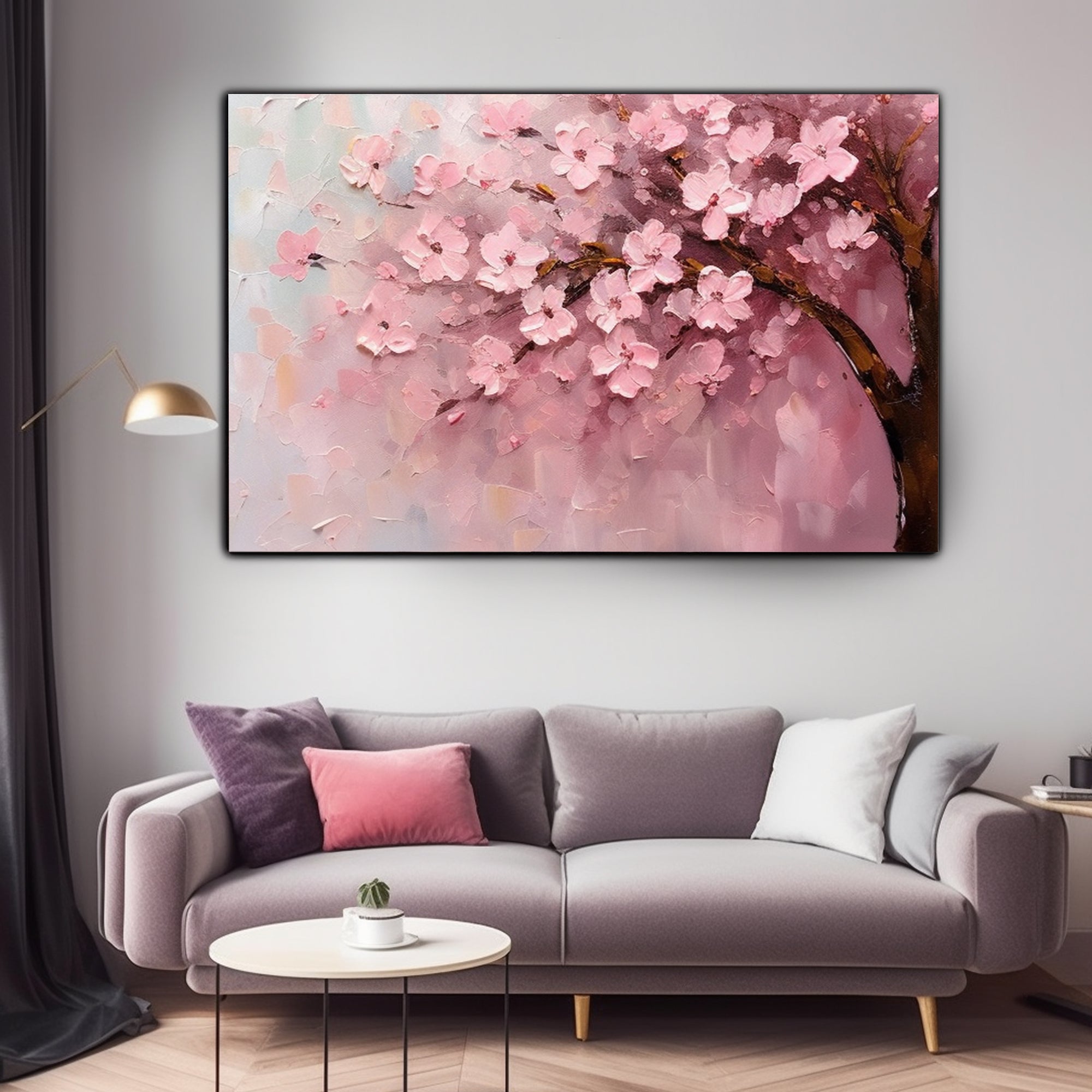 Pink cherry blossoms
