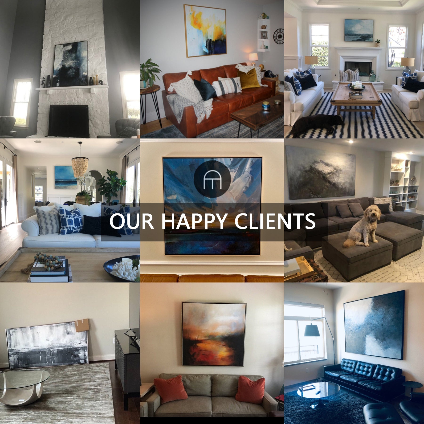 Black And Grey Abstract Painting