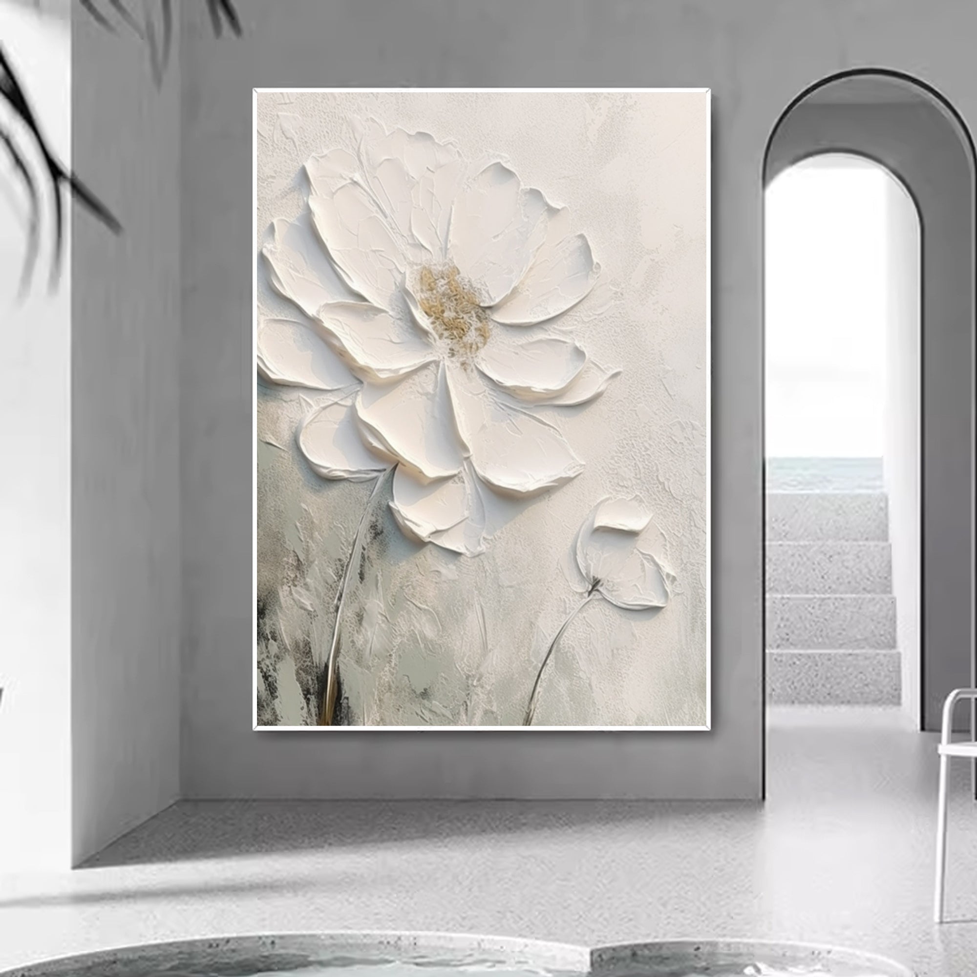 White Flower Art