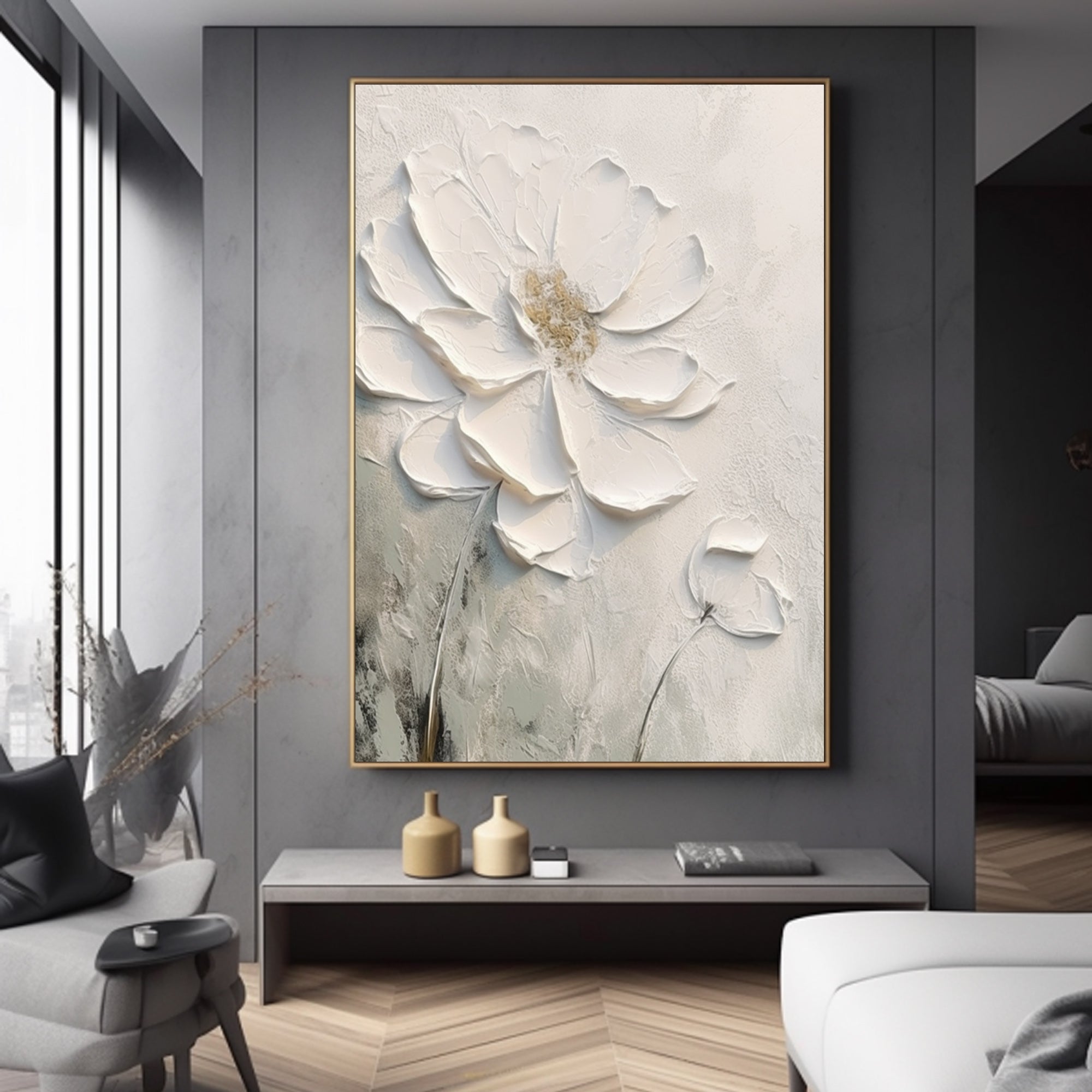 White Flower Art