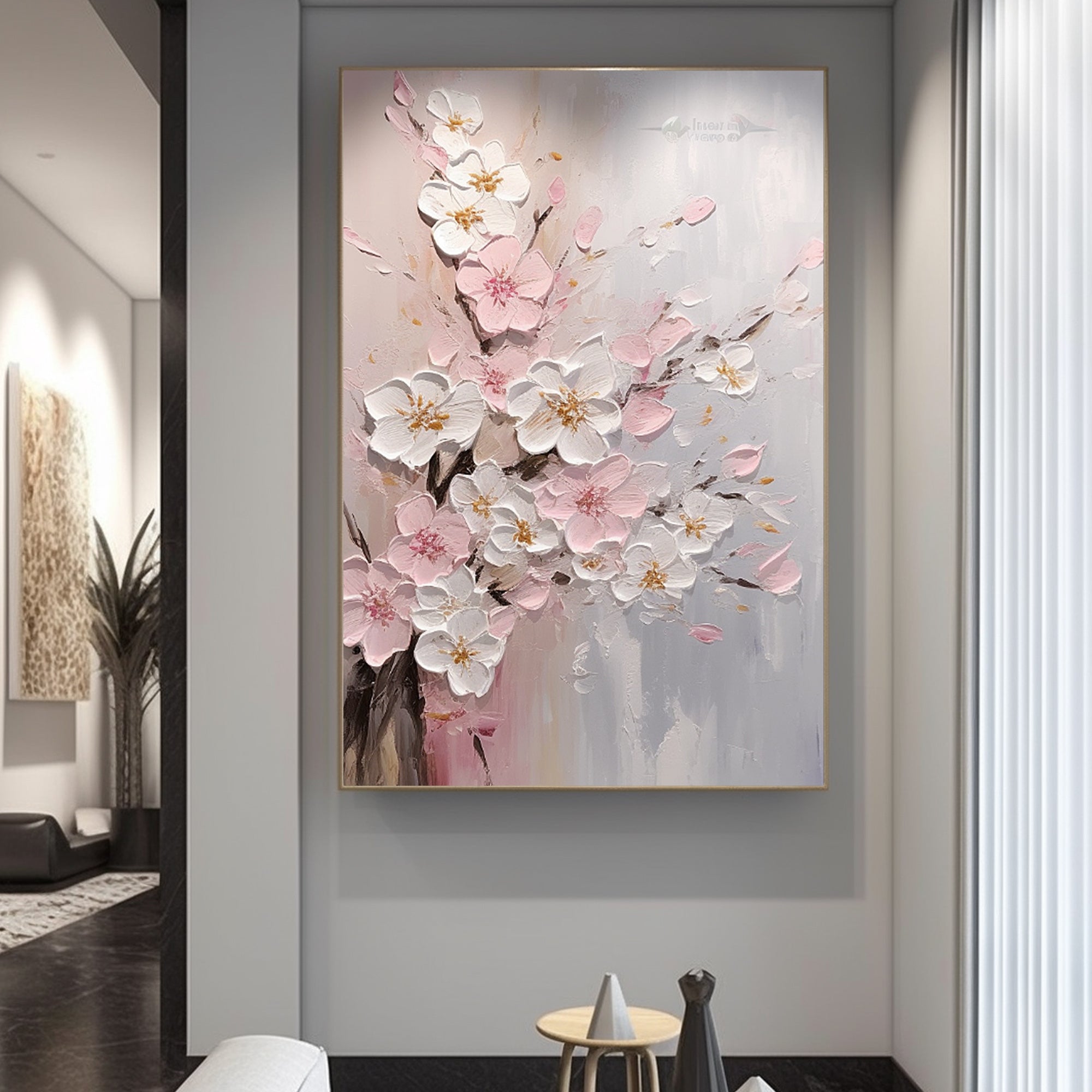 Pink cherry blossoms