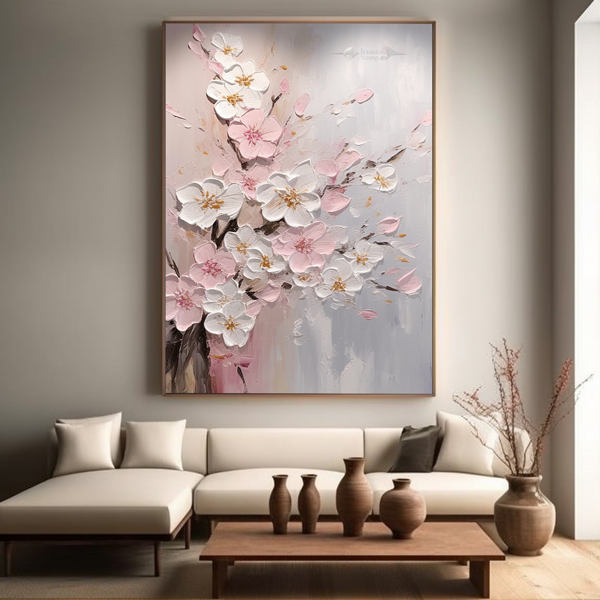 Pink cherry blossoms