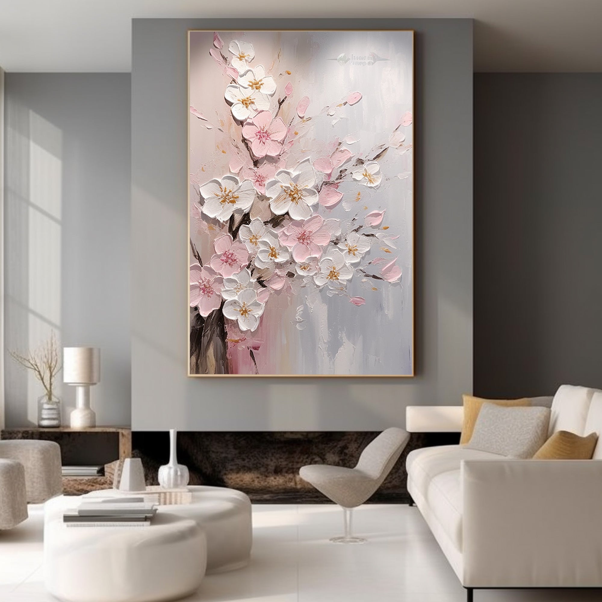 Pink cherry blossoms