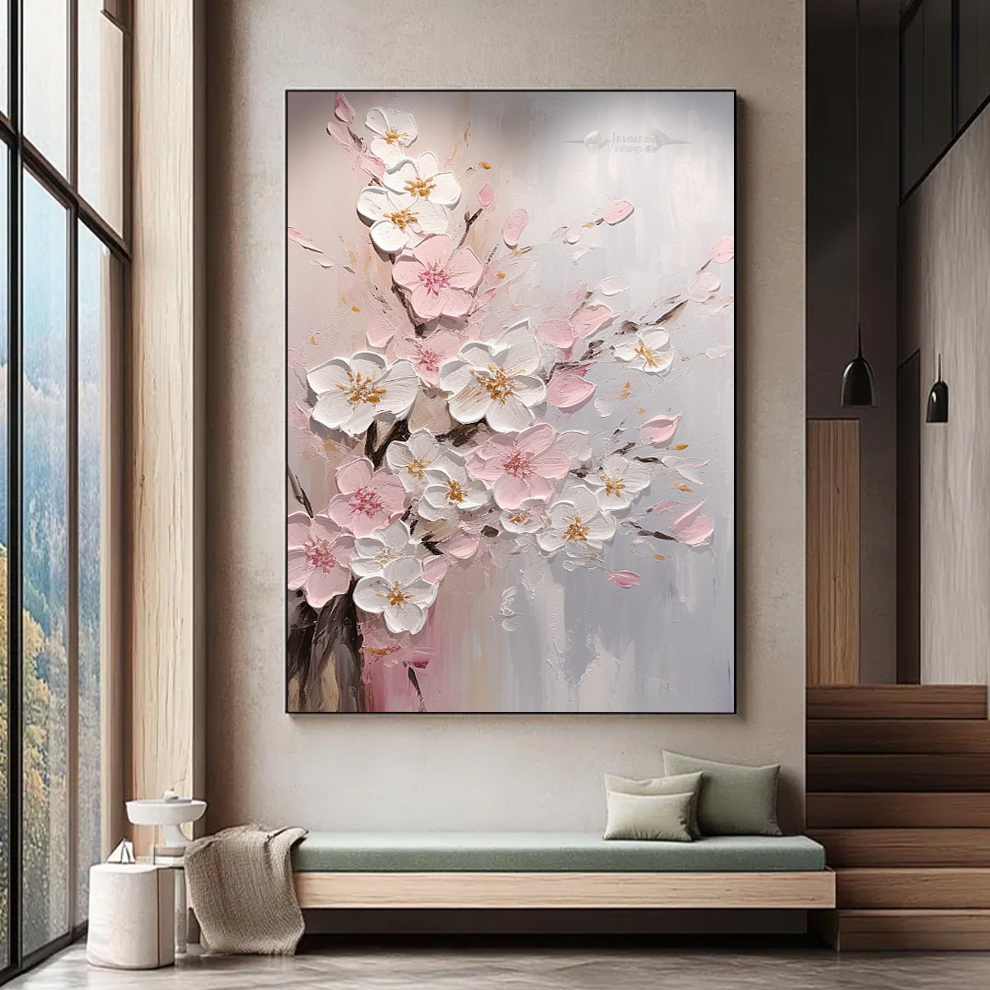 Pink cherry blossoms