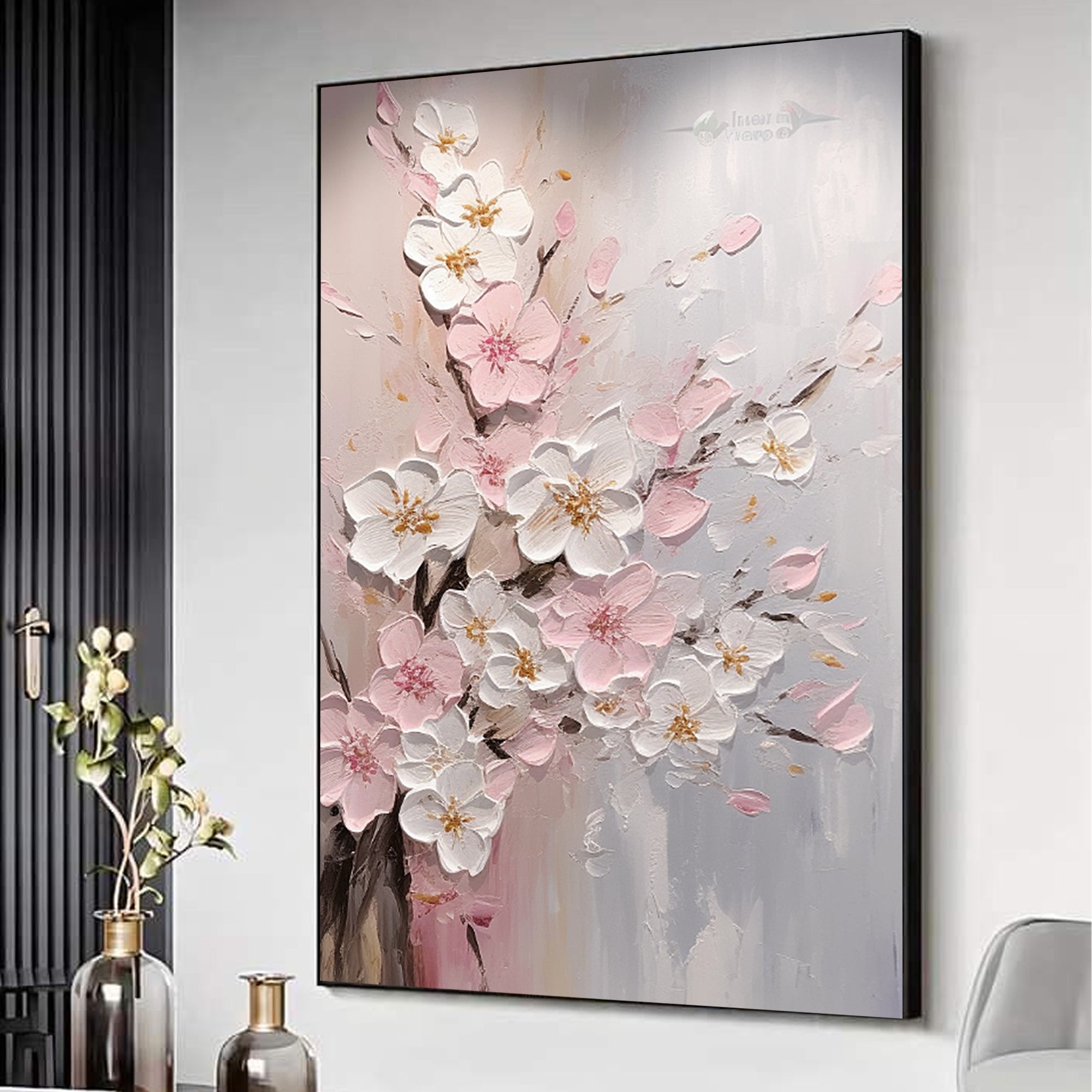 Pink cherry blossoms