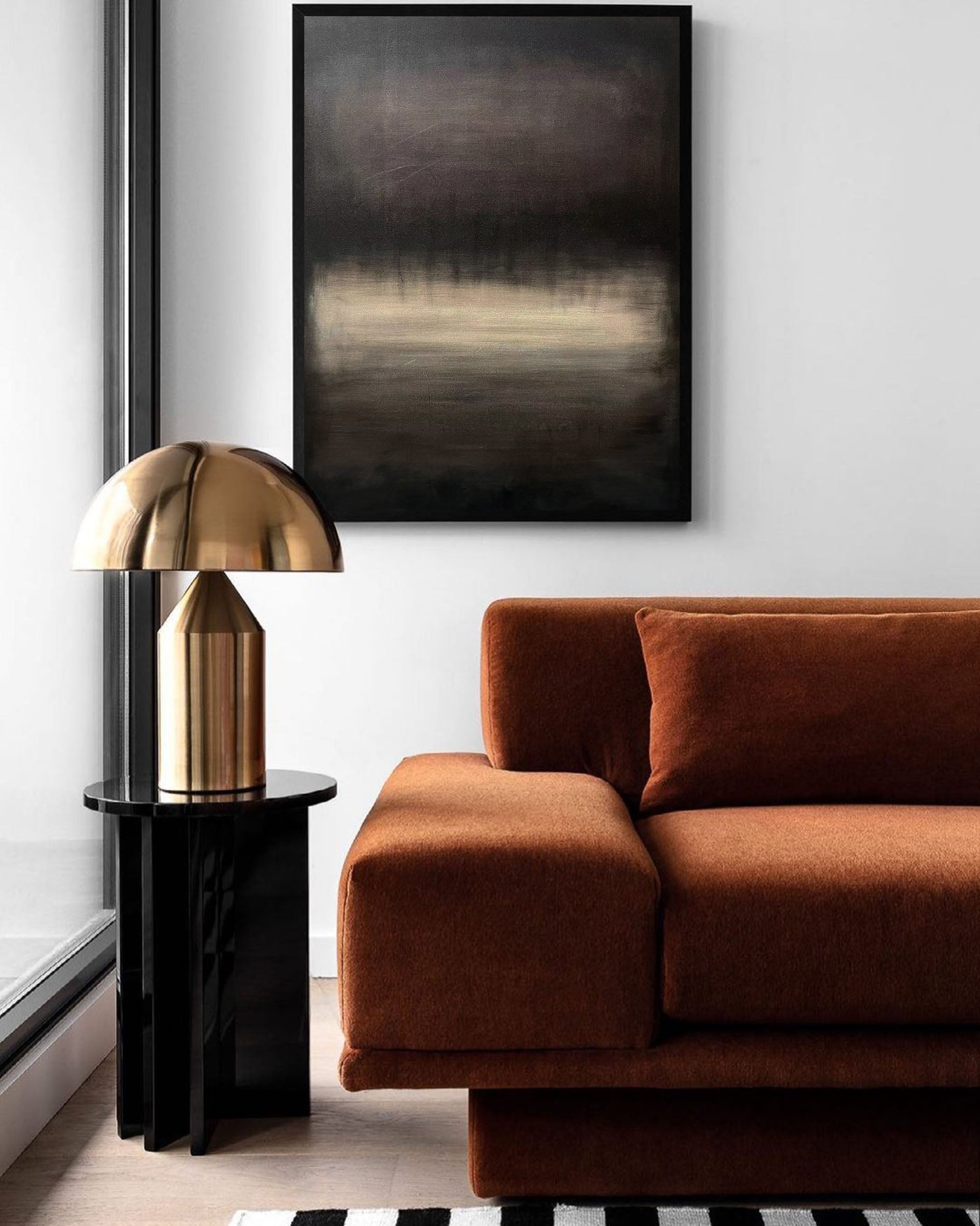 Black Abstract Painting