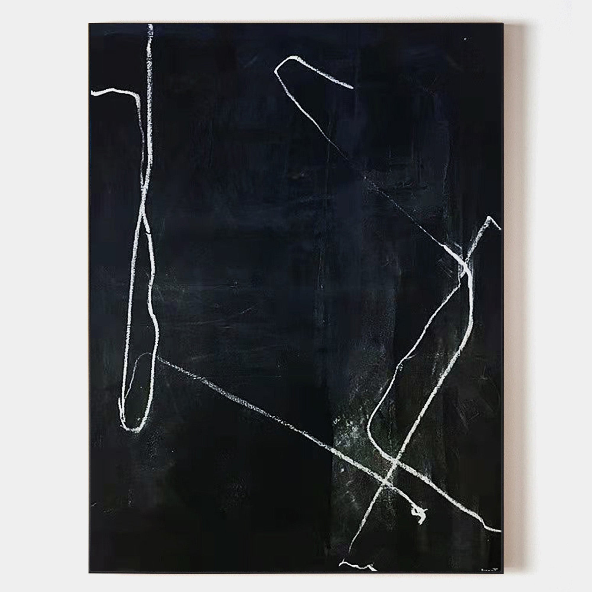 Black Abstract Painting