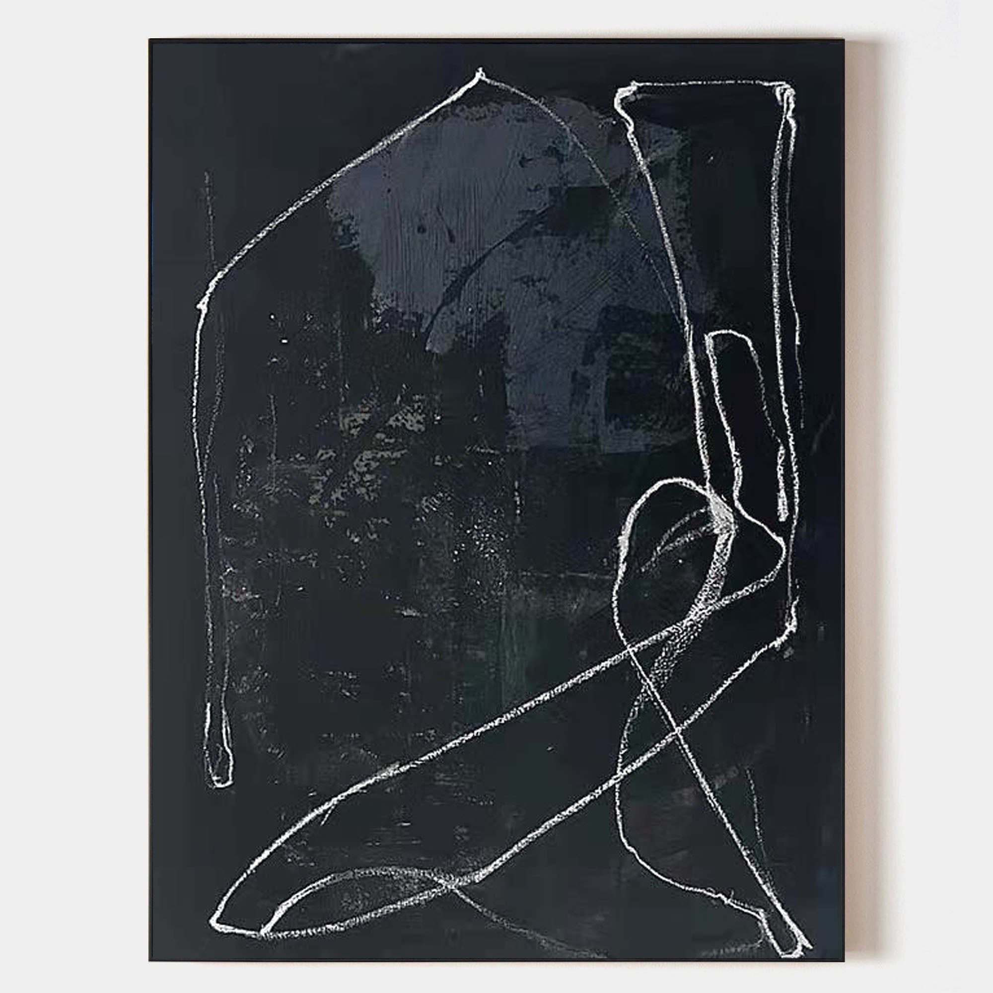 Black Abstract Painting