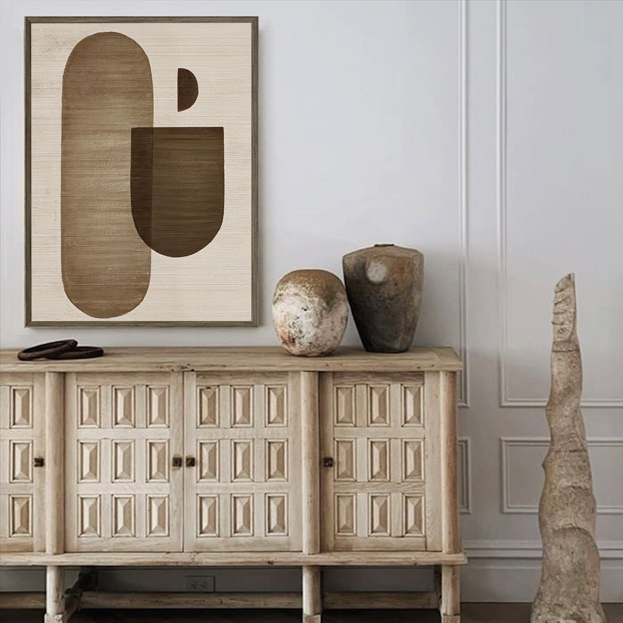 Wabi-sabi Abstract Painting