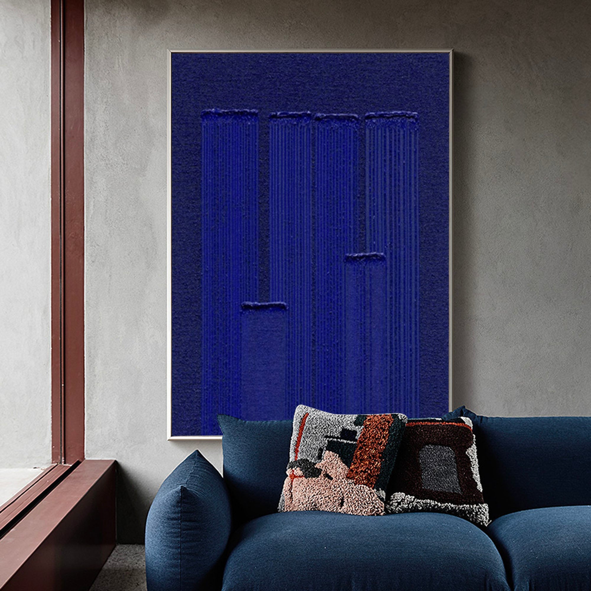 Klein Blue Minimalist Painting