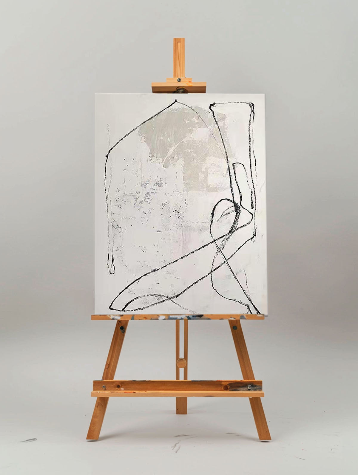 White Minimalist Painting